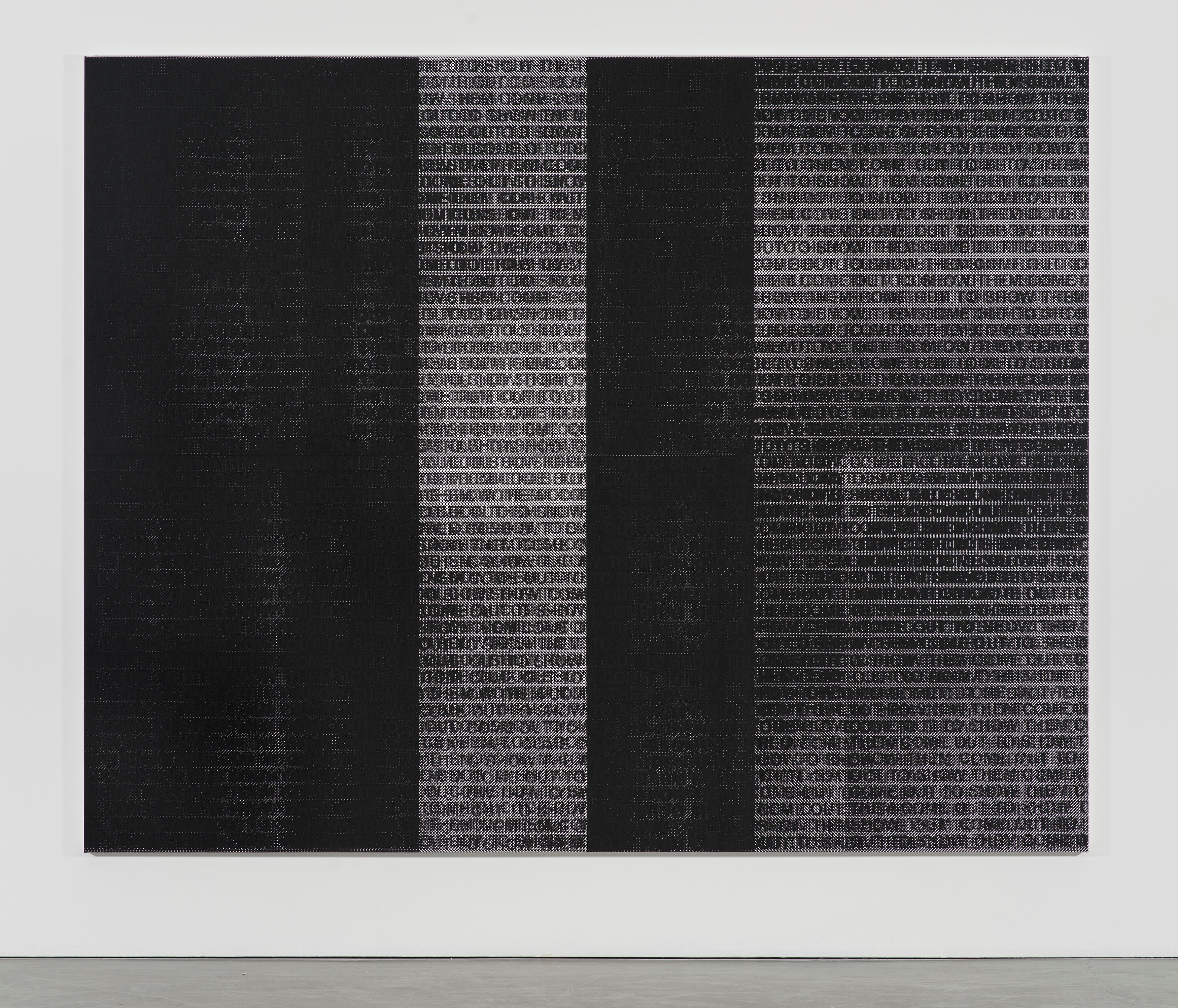 Glenn Ligon, Well, it’s bye-bye / If you call that gone at Regen Projects, photo 20