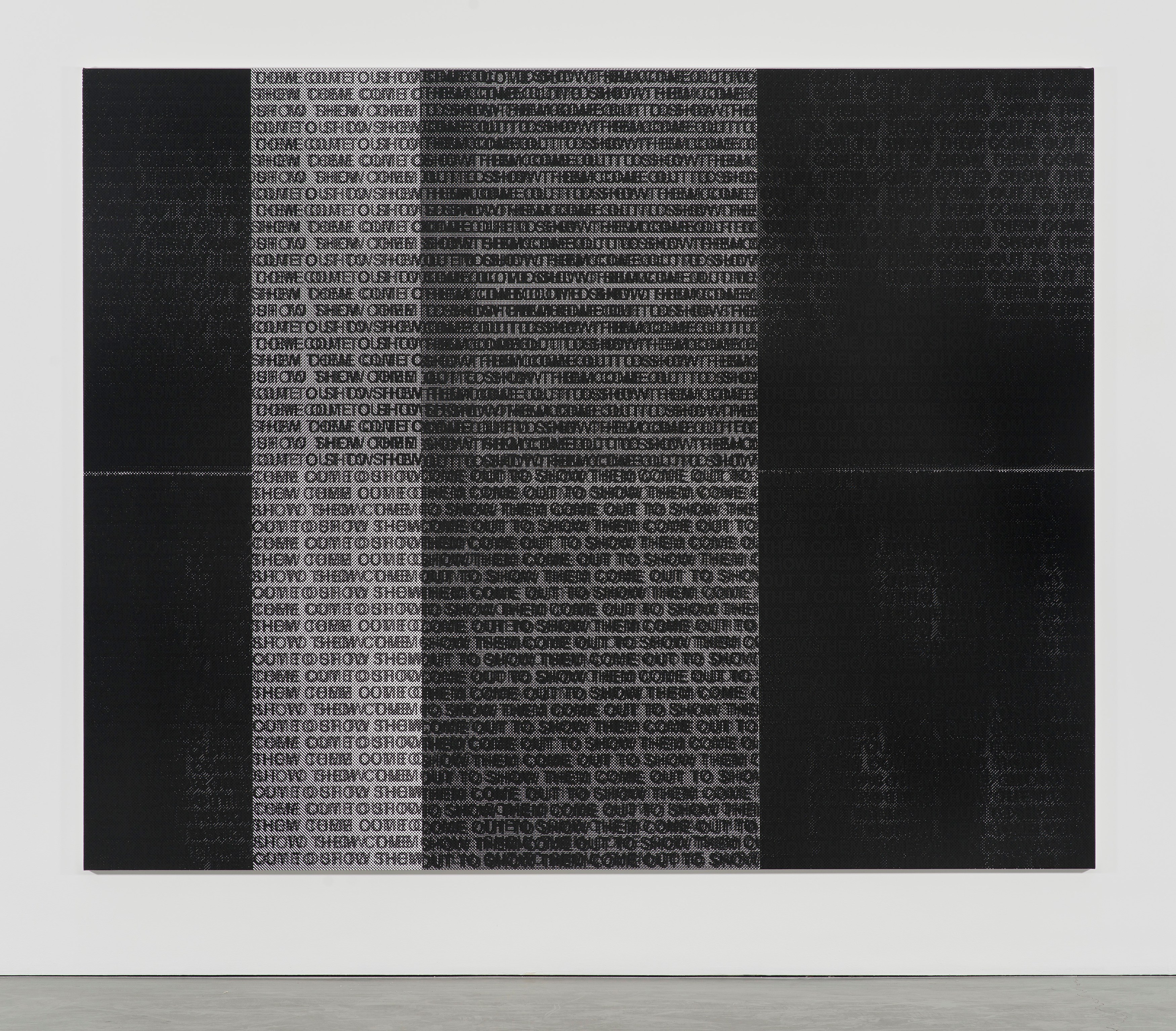 Glenn Ligon, Well, it’s bye-bye / If you call that gone at Regen Projects, photo 21