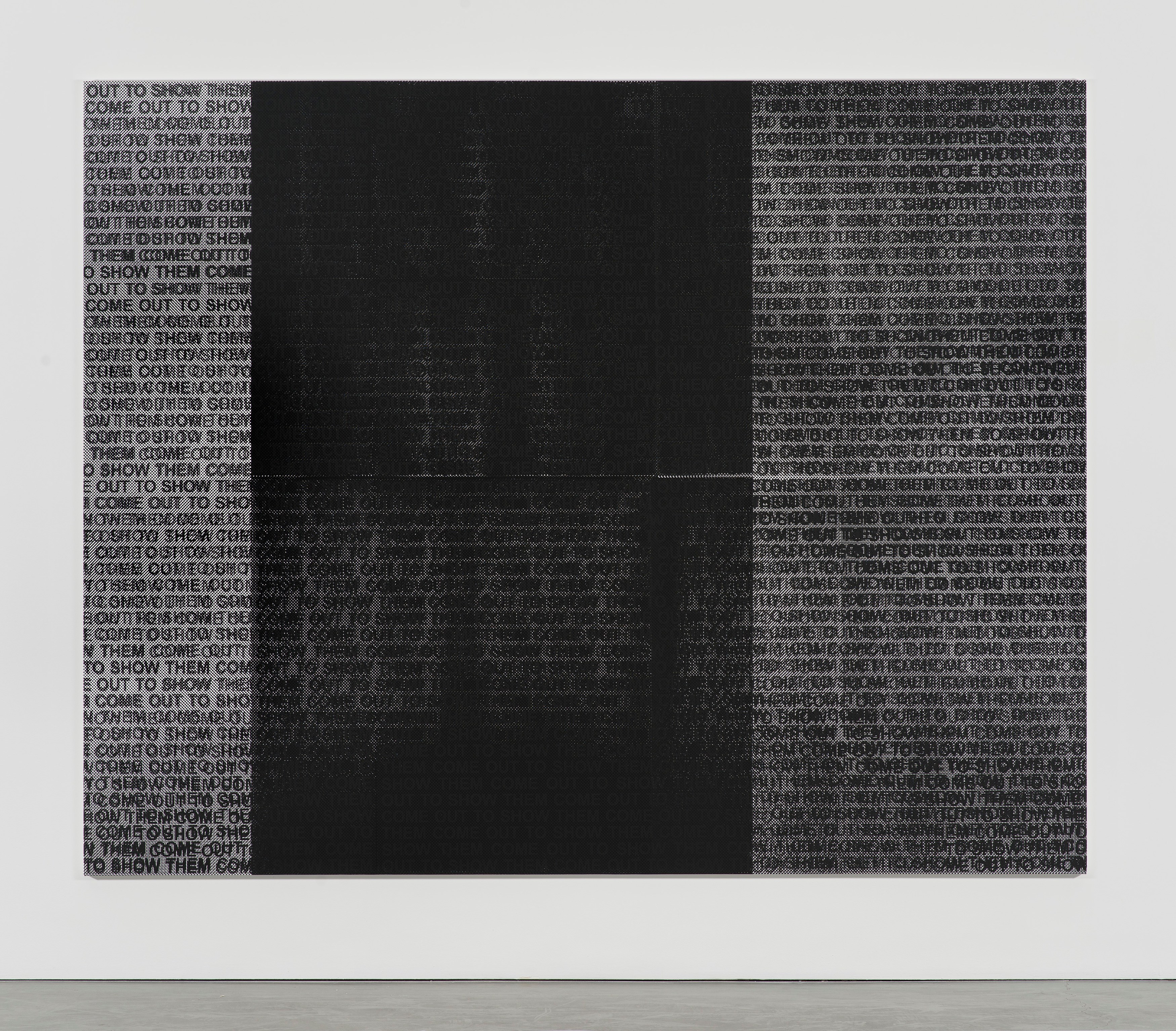 Glenn Ligon, Well, it’s bye-bye / If you call that gone at Regen Projects, photo 22