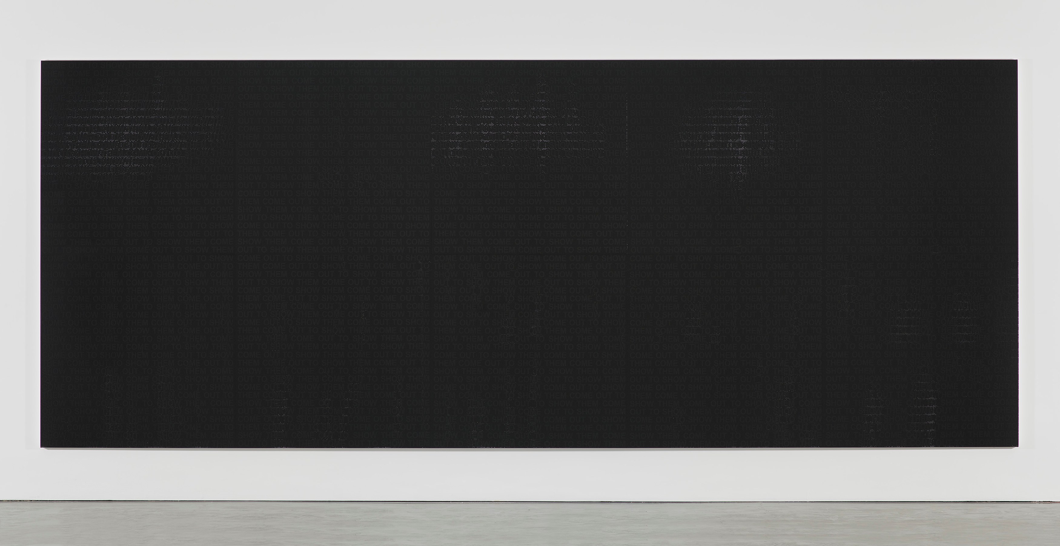 Glenn Ligon, Well, it’s bye-bye / If you call that gone at Regen Projects, photo 23