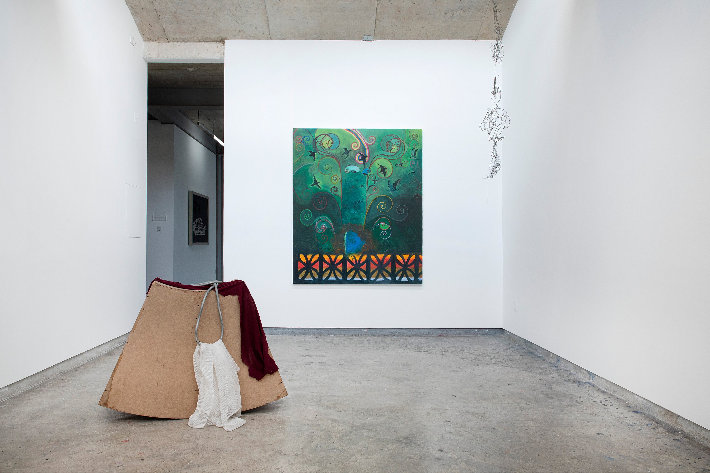 Lonnie Holley, mosie romney, Abbas Zahedi, Echopraxia at anonymous gallery, photo 3