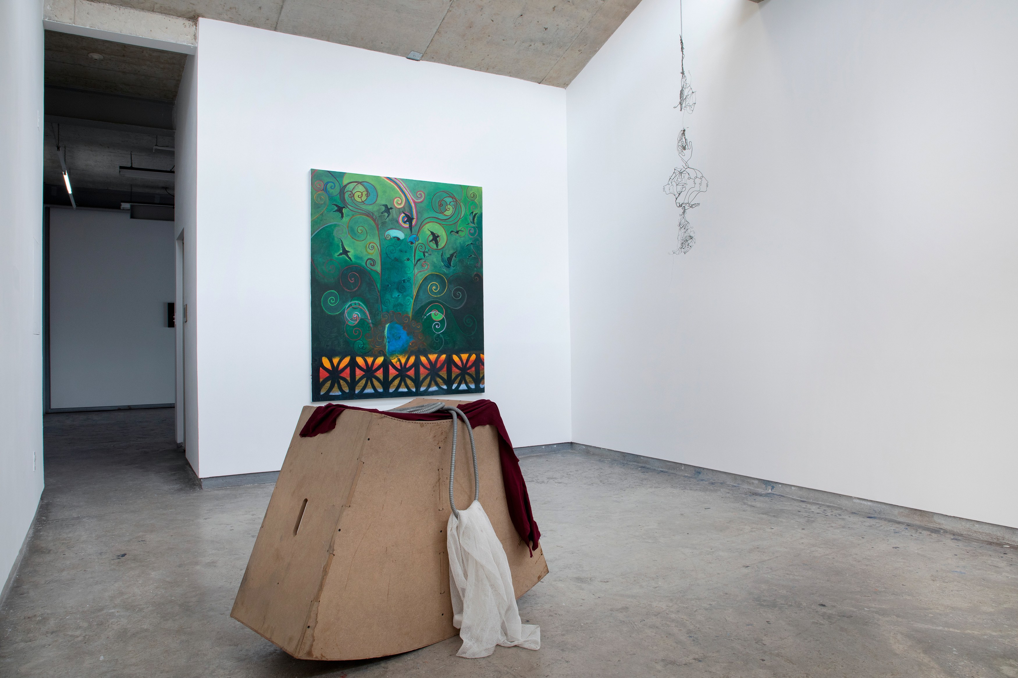 Lonnie Holley, mosie romney, Abbas Zahedi, Echopraxia at anonymous gallery, photo 2