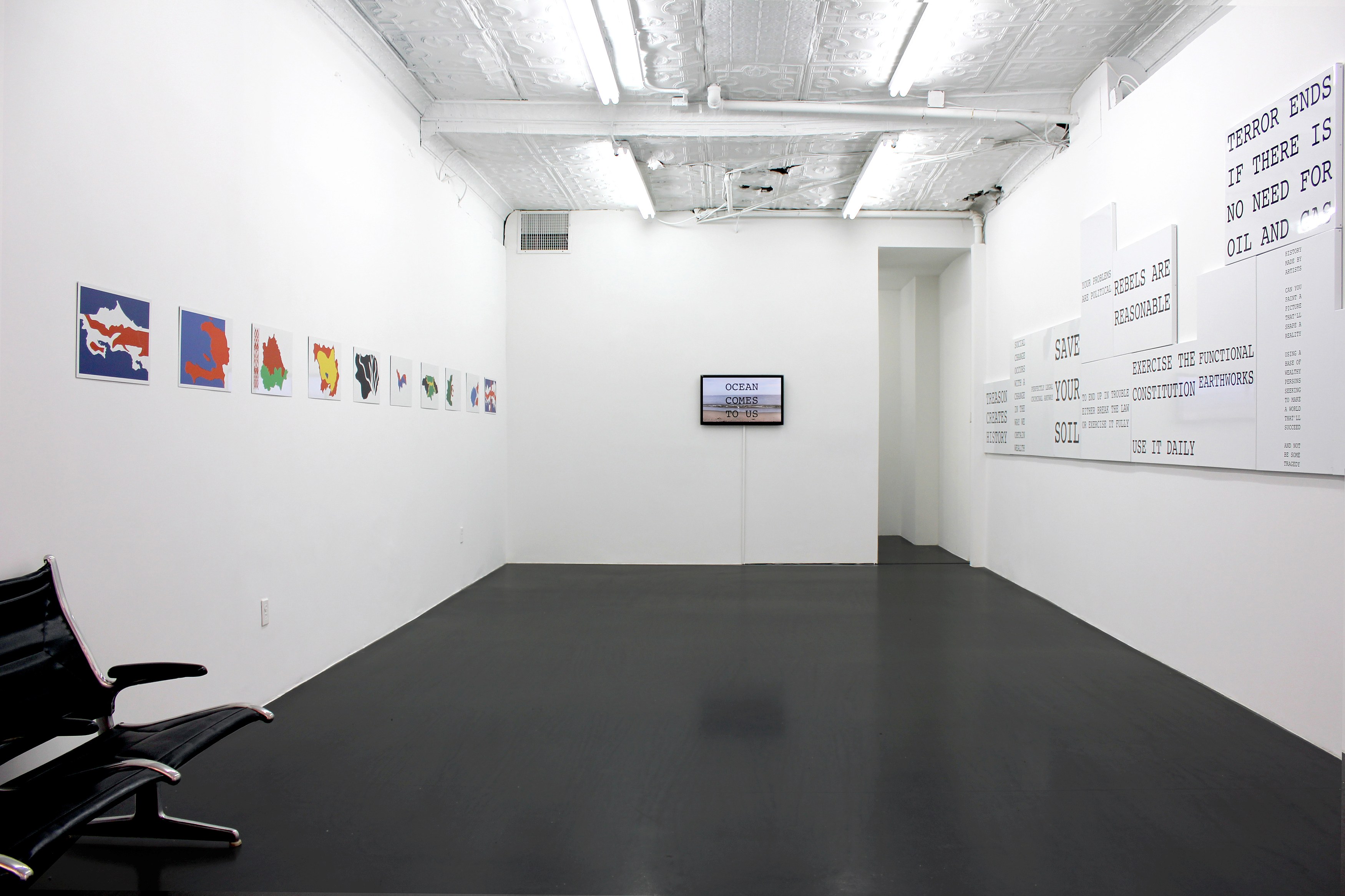 Peter Fend, <span style="font-family: courier, monospace; font-style: normal;">REBELS ARE<br>REASONABLE</span> at Maxwell Graham, photo 2