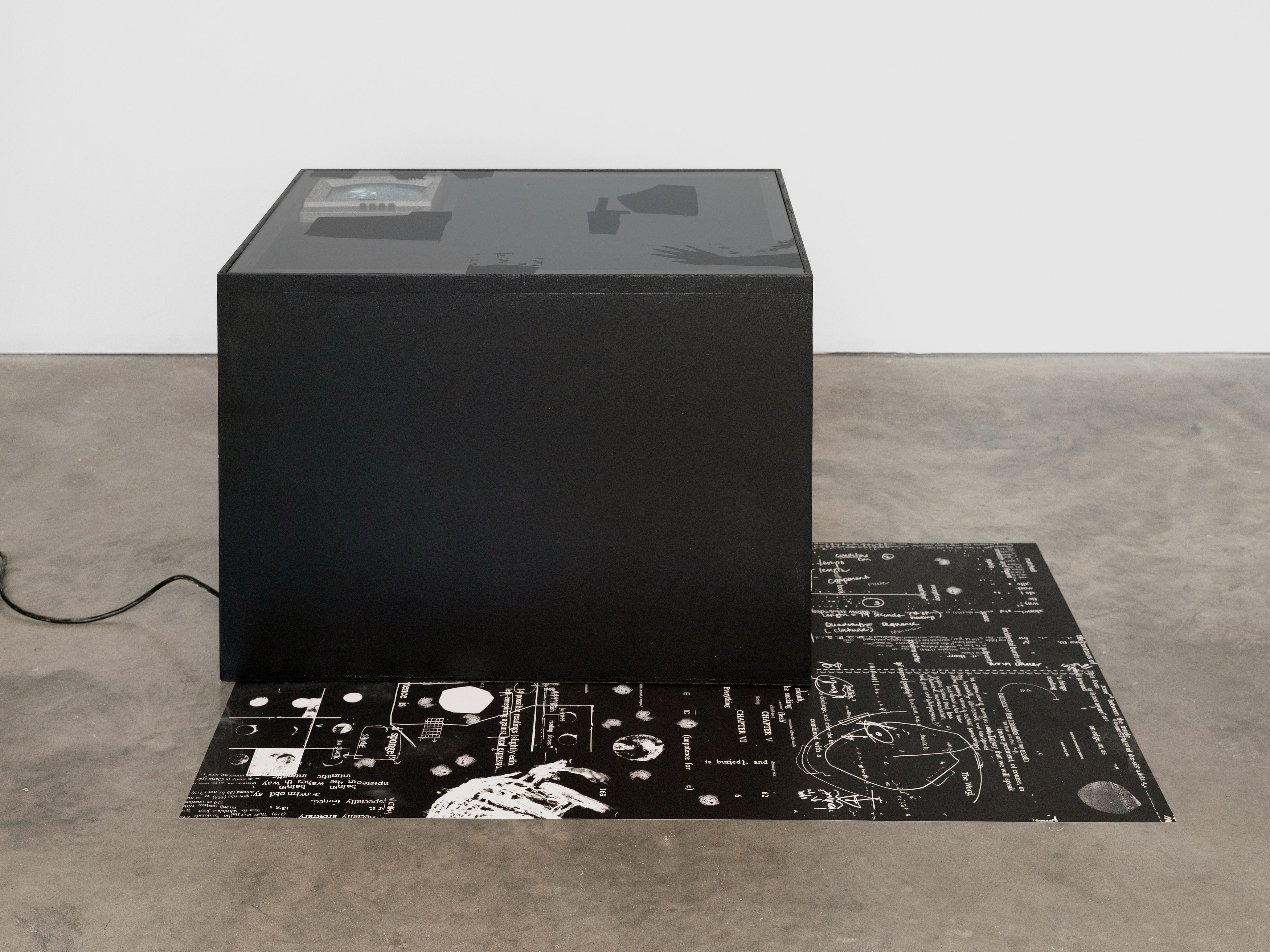 Kameelah Janan Rasheed, beneath this sentence is a hole* and your words are leaking. i place my mouth at the puncture site, waiting to be engorged by your lactating punctuation at anonymous gallery, photo 6