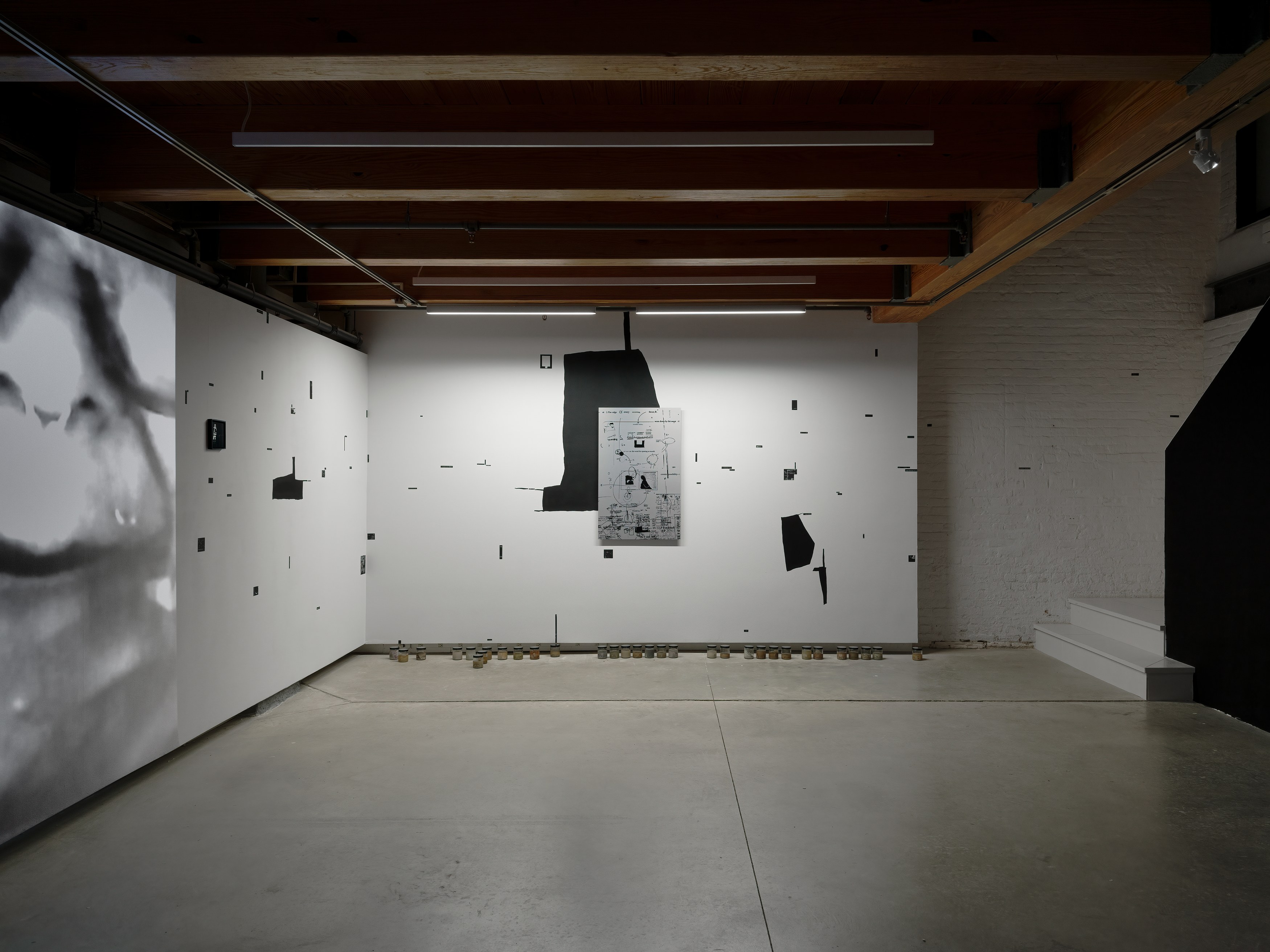 Kameelah Janan Rasheed, beneath this sentence is a hole* and your words are leaking. i place my mouth at the puncture site, waiting to be engorged by your lactating punctuation at anonymous gallery, photo 9