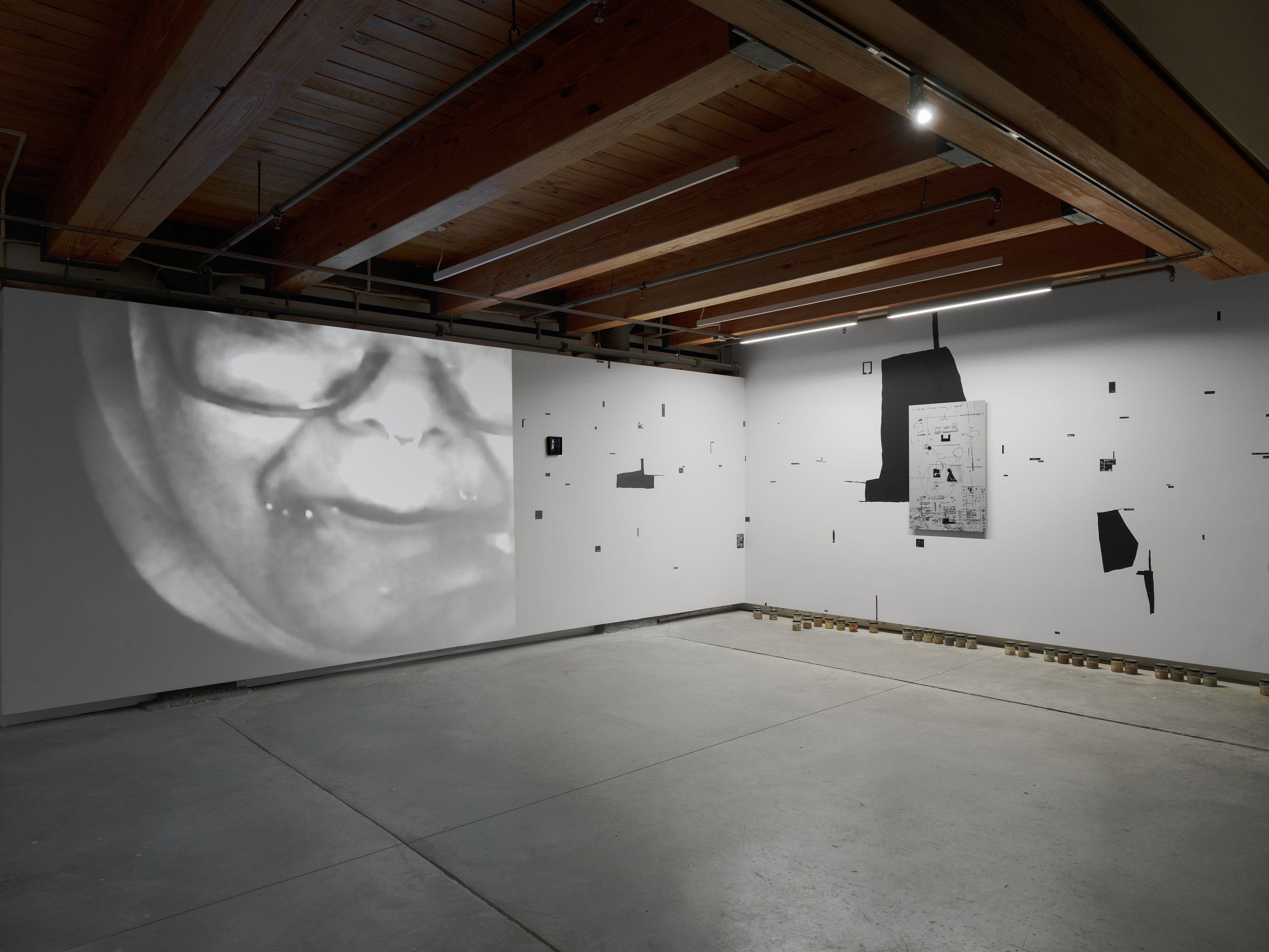 Kameelah Janan Rasheed, beneath this sentence is a hole* and your words are leaking. i place my mouth at the puncture site, waiting to be engorged by your lactating punctuation at anonymous gallery, photo 14
