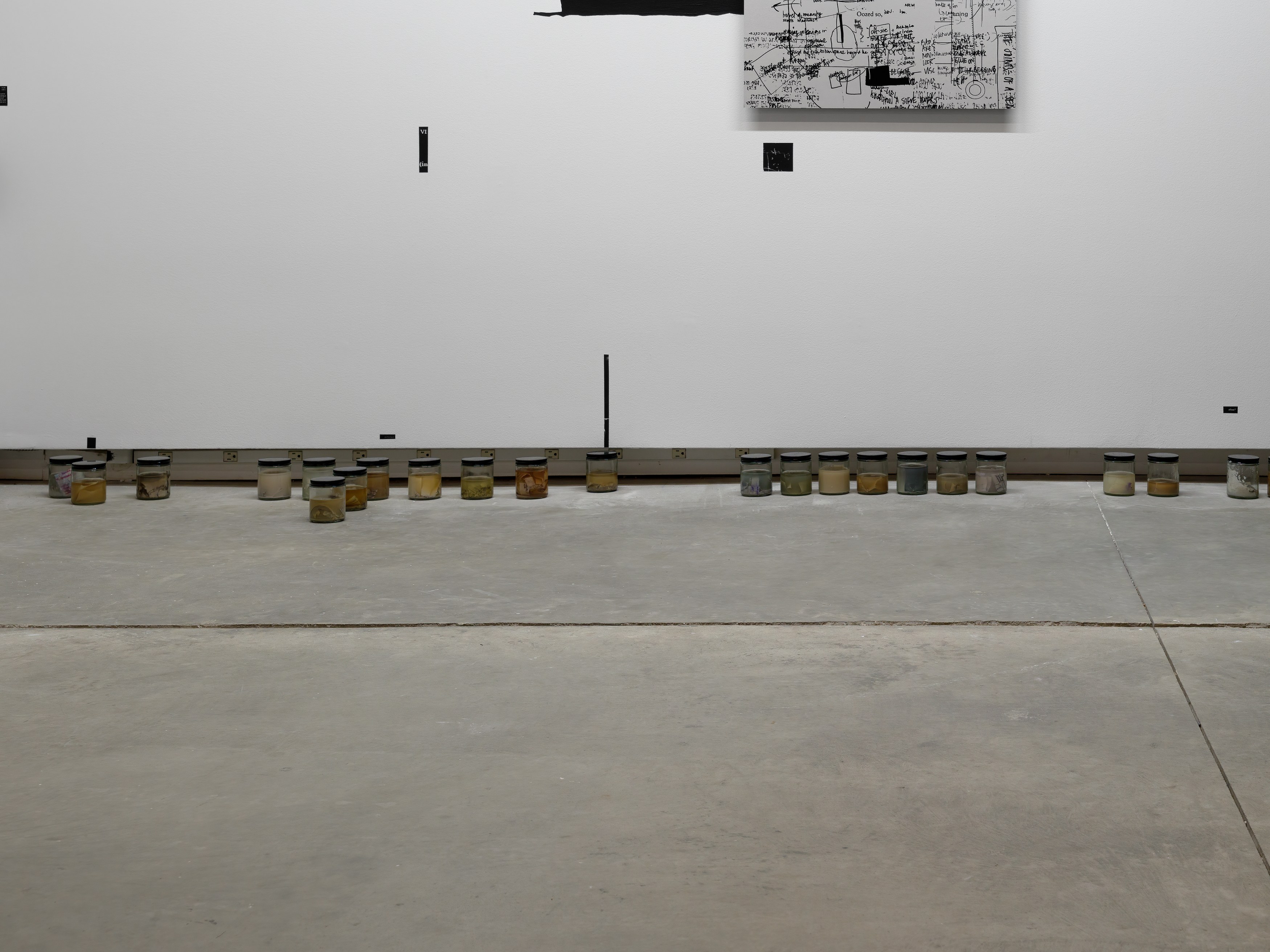 Kameelah Janan Rasheed, beneath this sentence is a hole* and your words are leaking. i place my mouth at the puncture site, waiting to be engorged by your lactating punctuation at anonymous gallery, photo 15