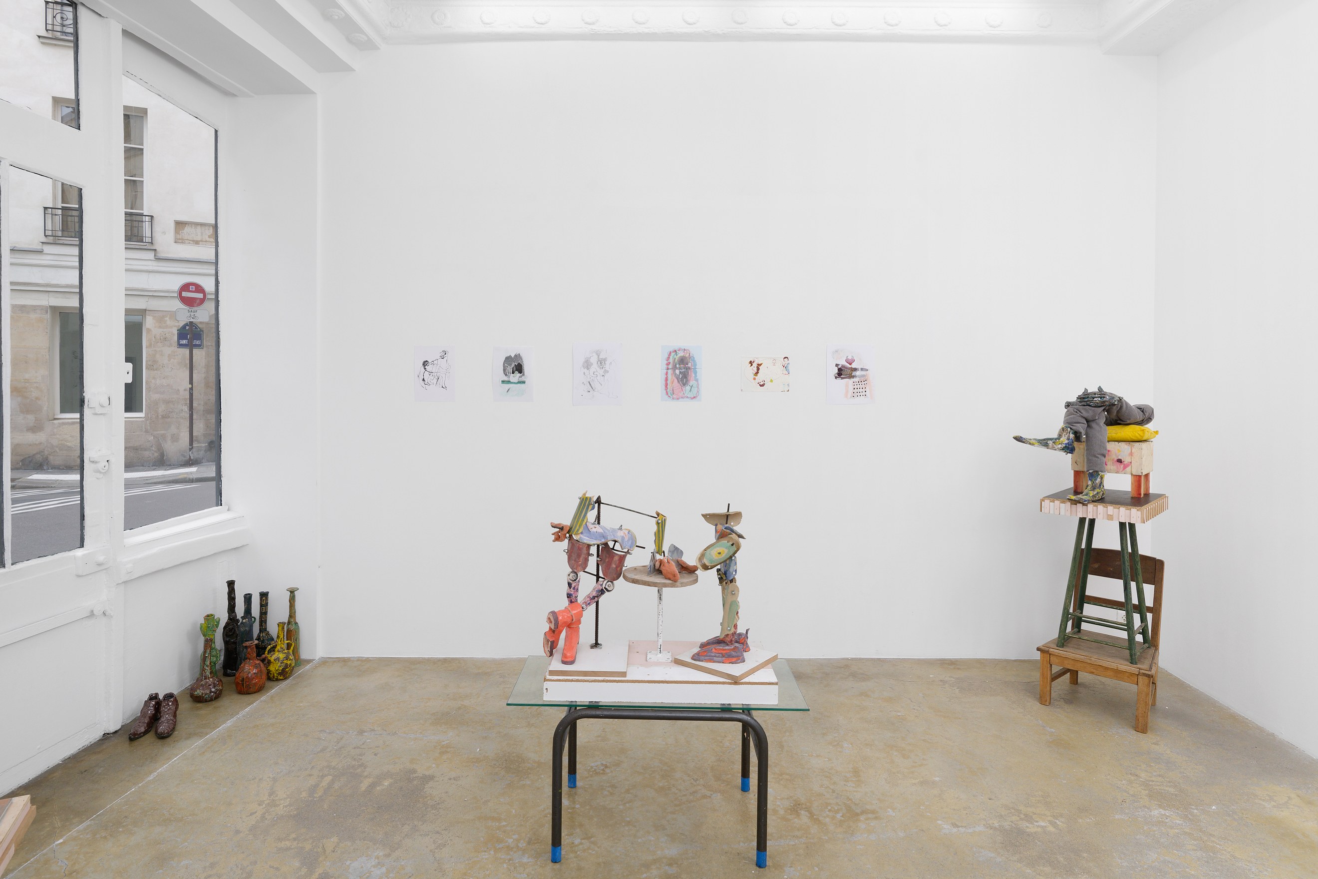 David Posth-Kohler, Manoela Prates, Que veut la vie quand tu chutes at Galerie Florence Loewy, photo 2