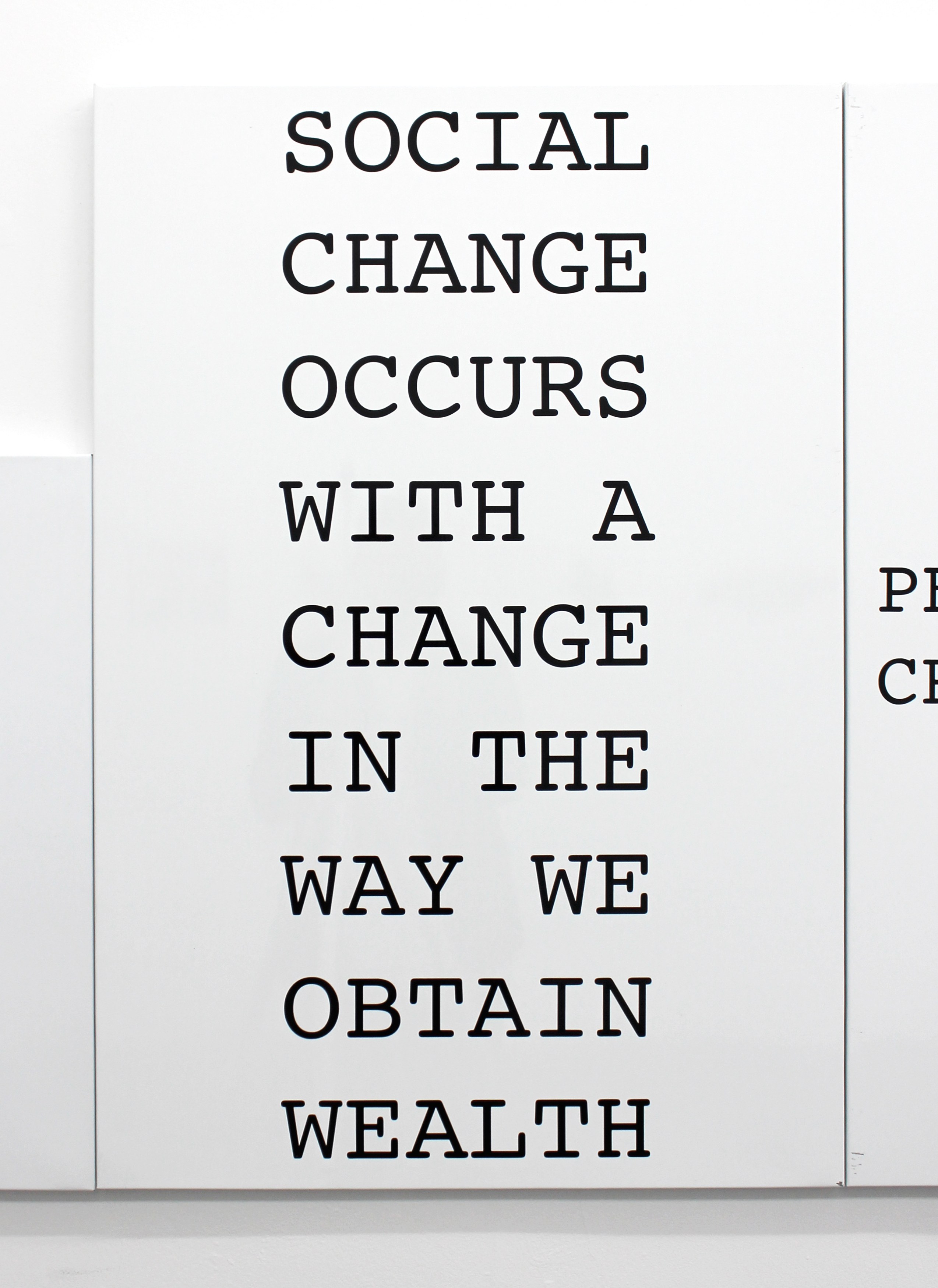 Peter Fend, <span style="font-family: courier, monospace; font-style: normal;">REBELS ARE<br>REASONABLE</span> at Maxwell Graham, photo 22