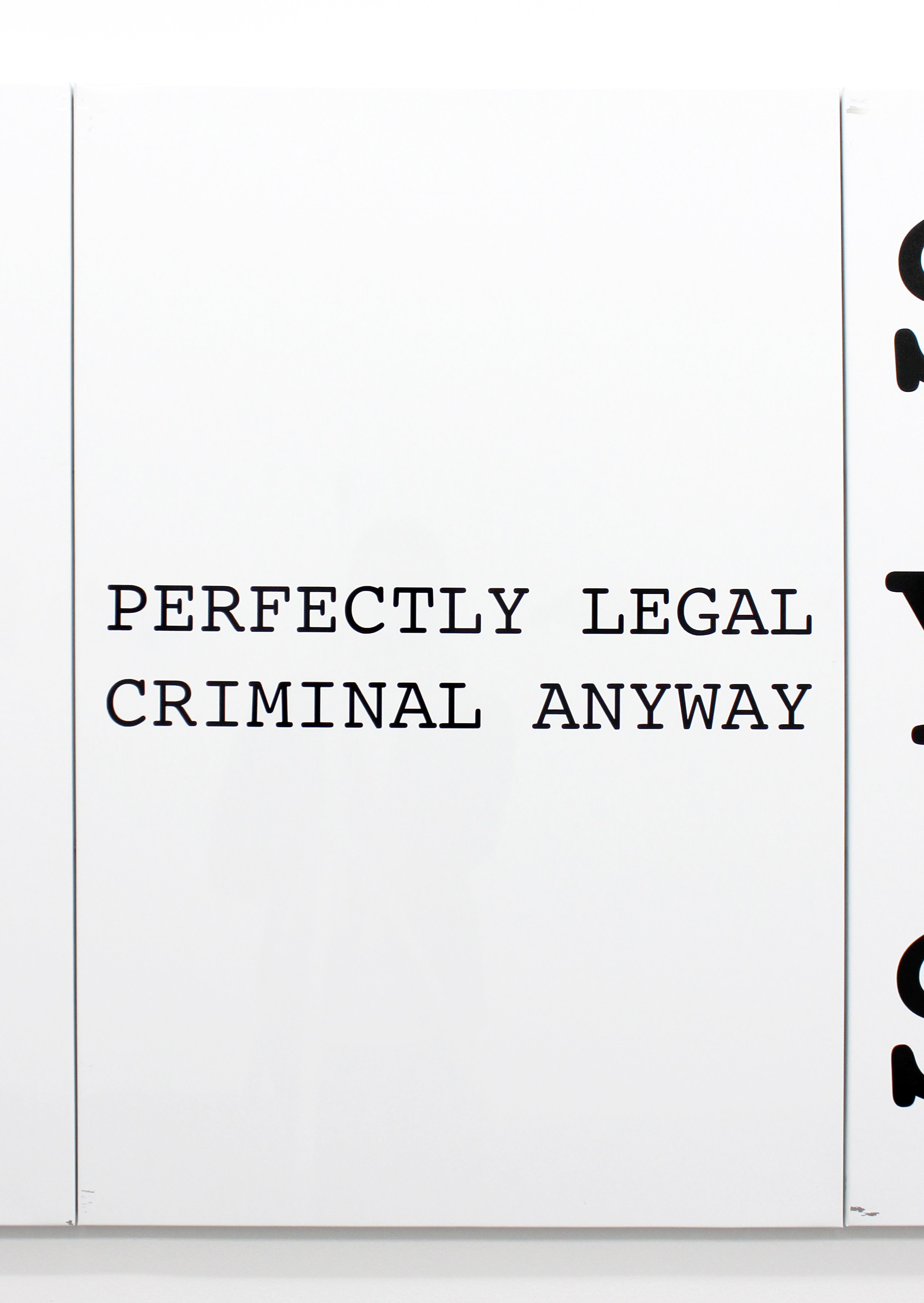 Peter Fend, <span style="font-family: courier, monospace; font-style: normal;">REBELS ARE<br>REASONABLE</span> at Maxwell Graham, photo 23