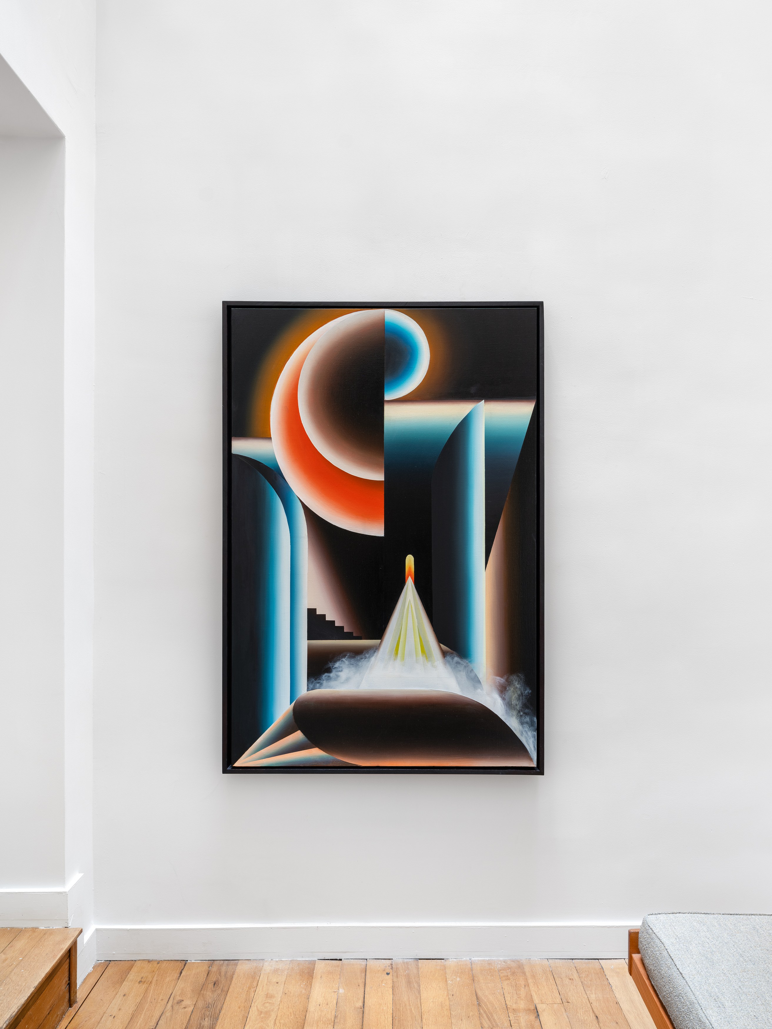 Florian & Michael Quistrebert, A hidden world where birds sing prophecies through paintings. at Tragic Venus, CELESTE | data center Marilyn, Champs-sur-Marne, photo 7