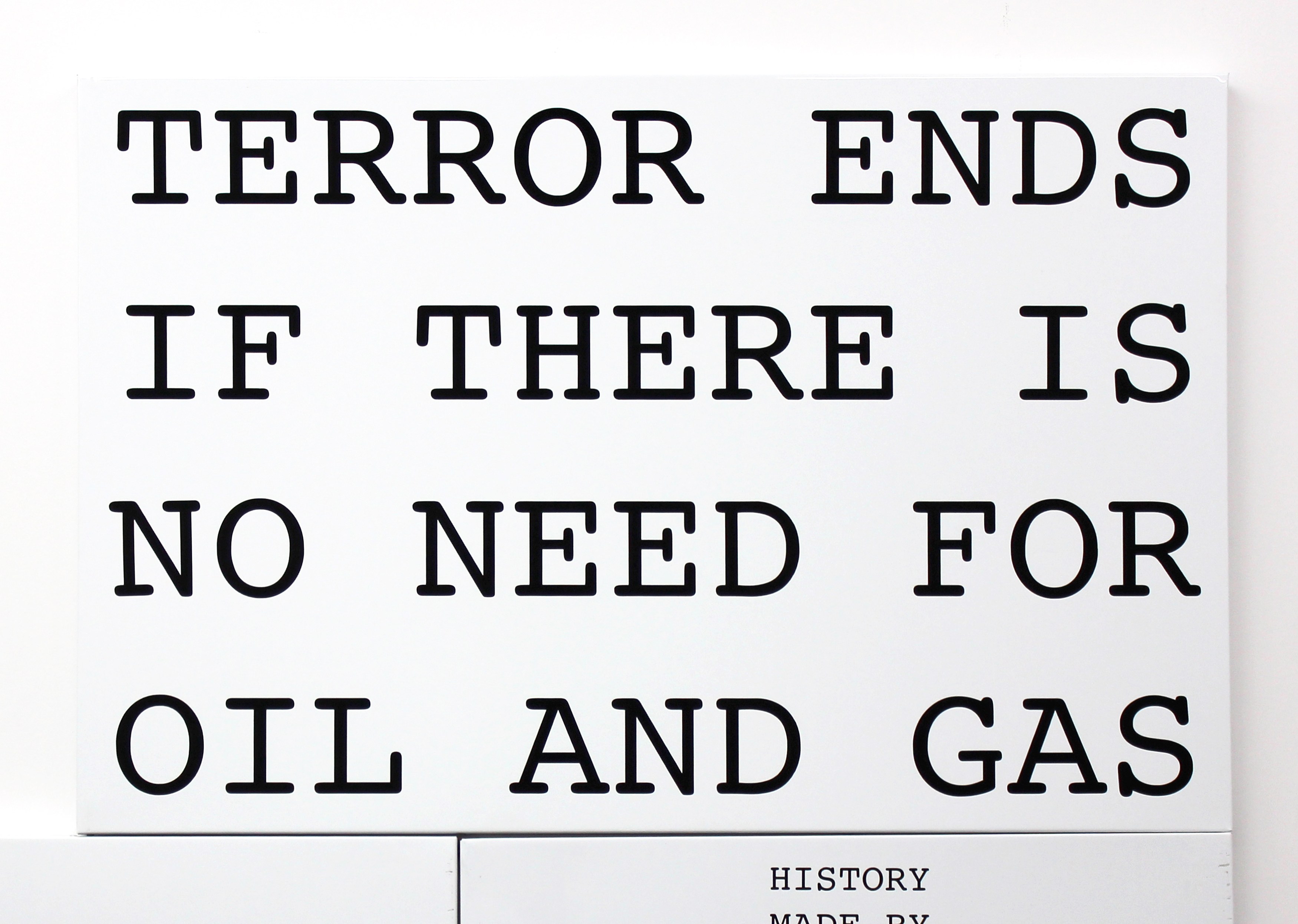 Peter Fend, <span style="font-family: courier, monospace; font-style: normal;">REBELS ARE<br>REASONABLE</span> at Maxwell Graham, photo 30