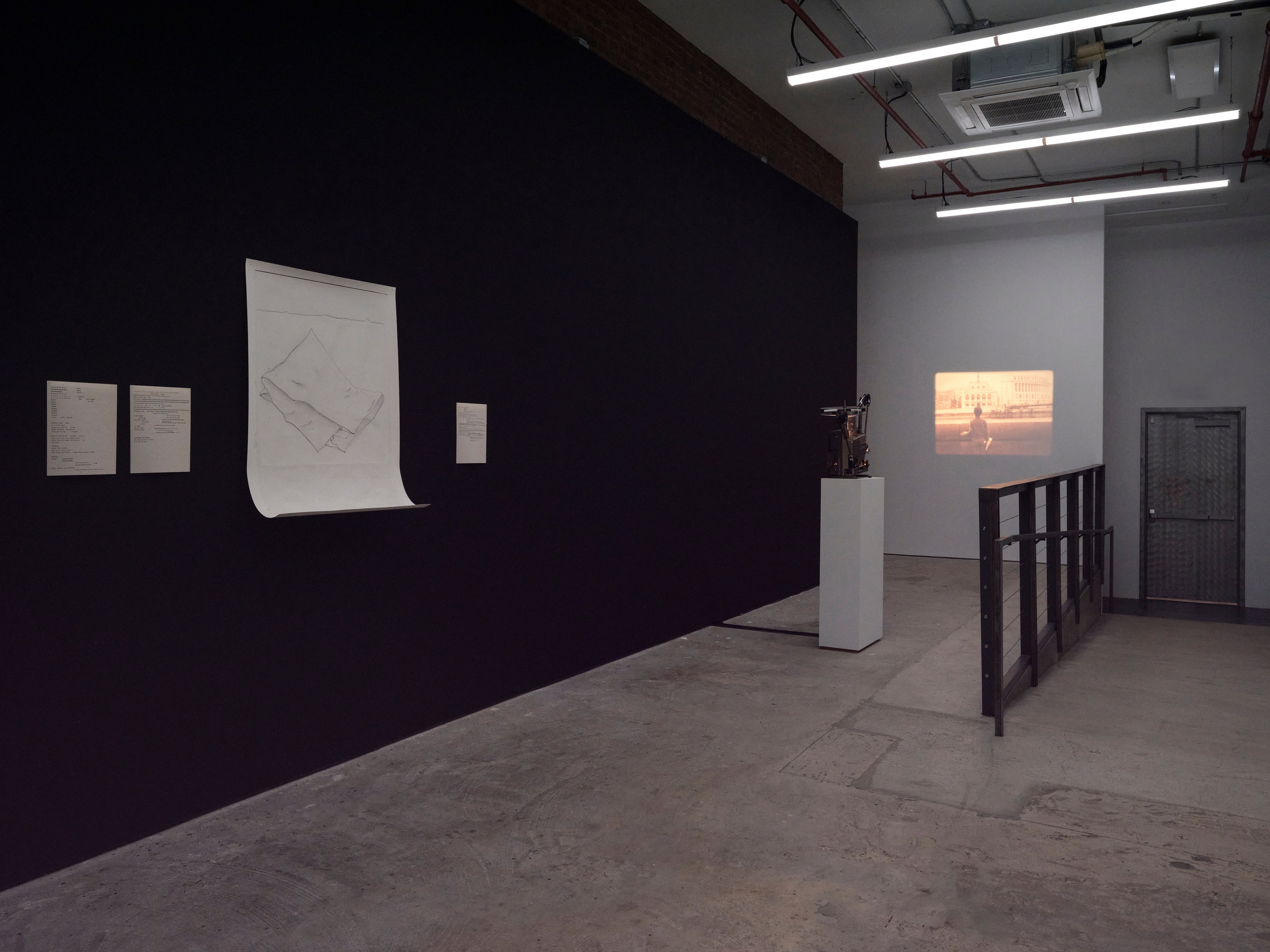 Theresa Hak Kyung Cha, Jimmy Robert, flipping through pages keeping a record of time at Participant Inc, photo 13