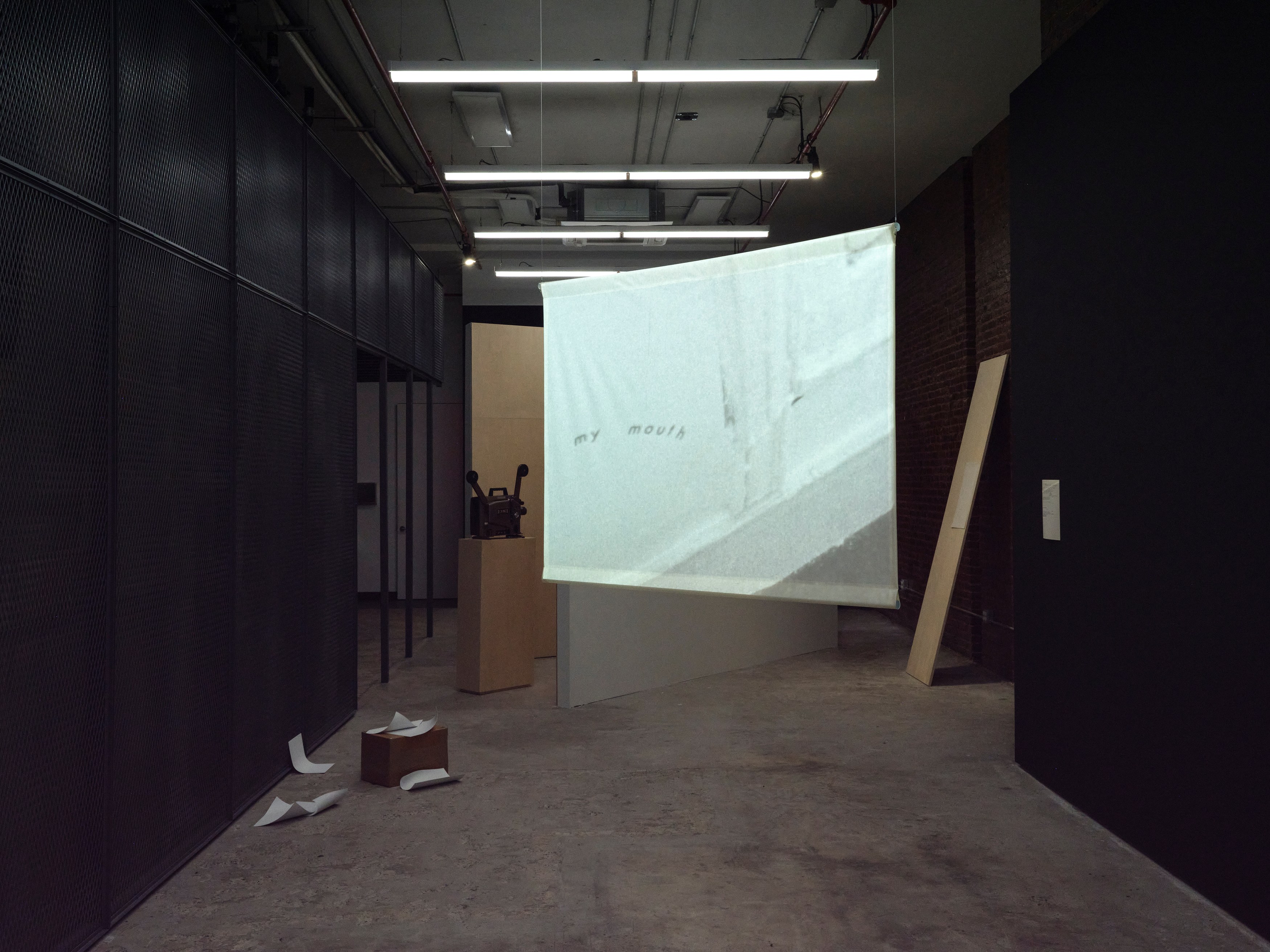 Theresa Hak Kyung Cha, Jimmy Robert, flipping through pages keeping a record of time at Participant Inc, photo 27