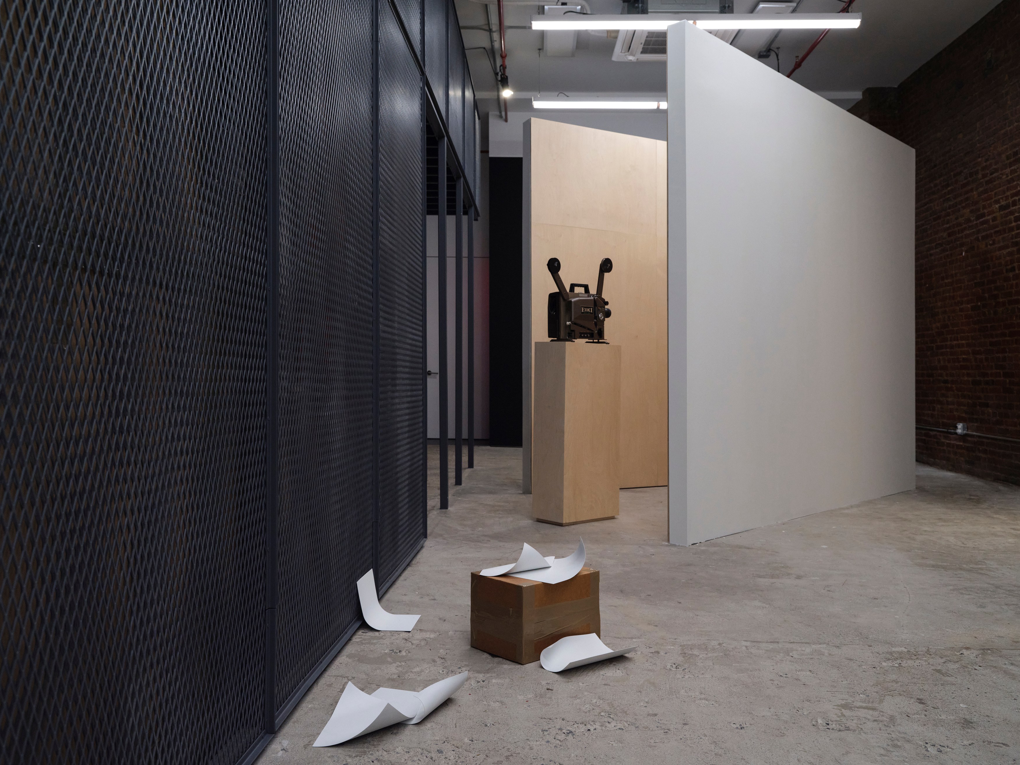 Theresa Hak Kyung Cha, Jimmy Robert, flipping through pages keeping a record of time at Participant Inc, photo 42