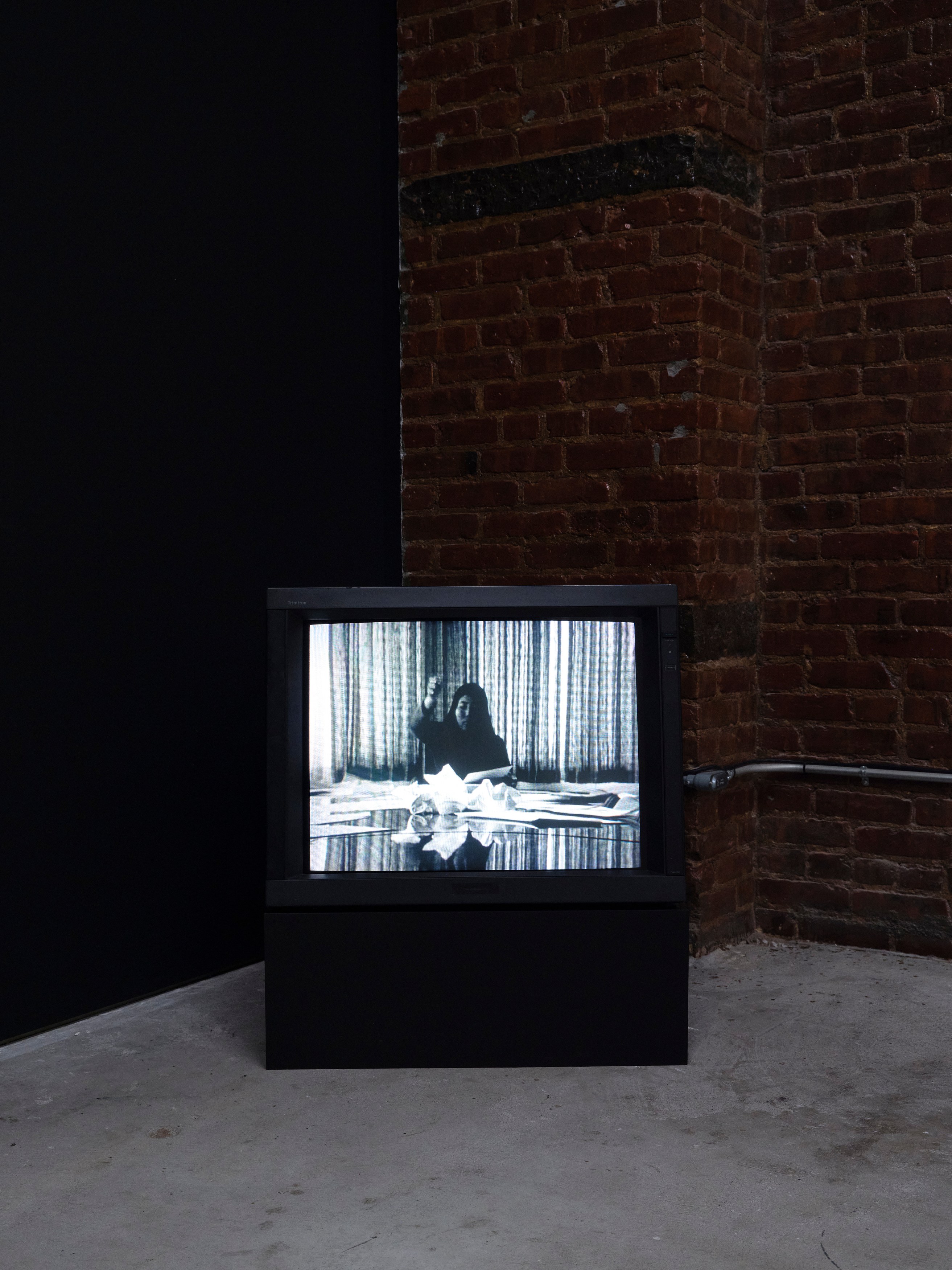 Theresa Hak Kyung Cha, Jimmy Robert, flipping through pages keeping a record of time at Participant Inc, photo 49