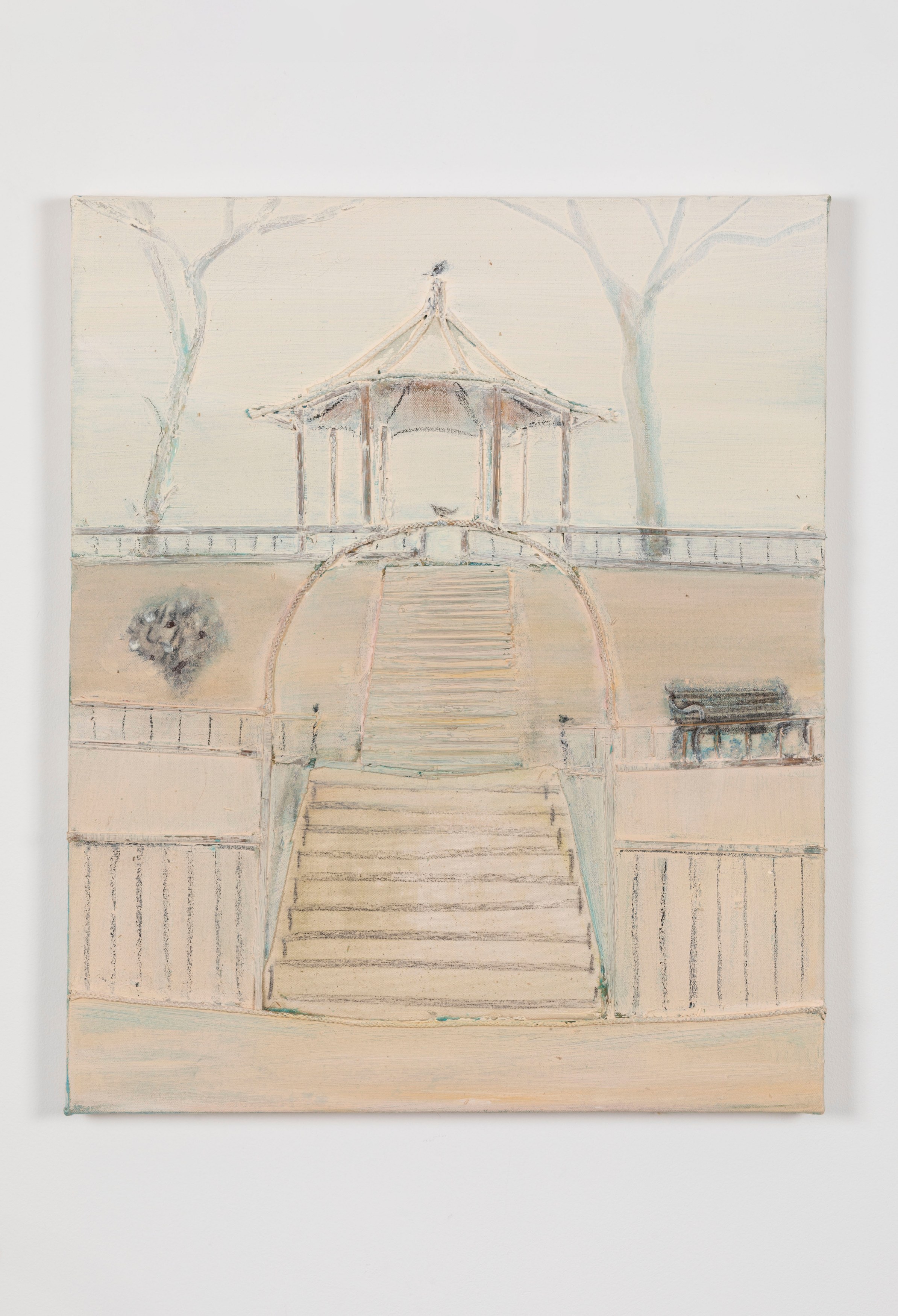 Merlin James, Untitled at Studio M, photo 7