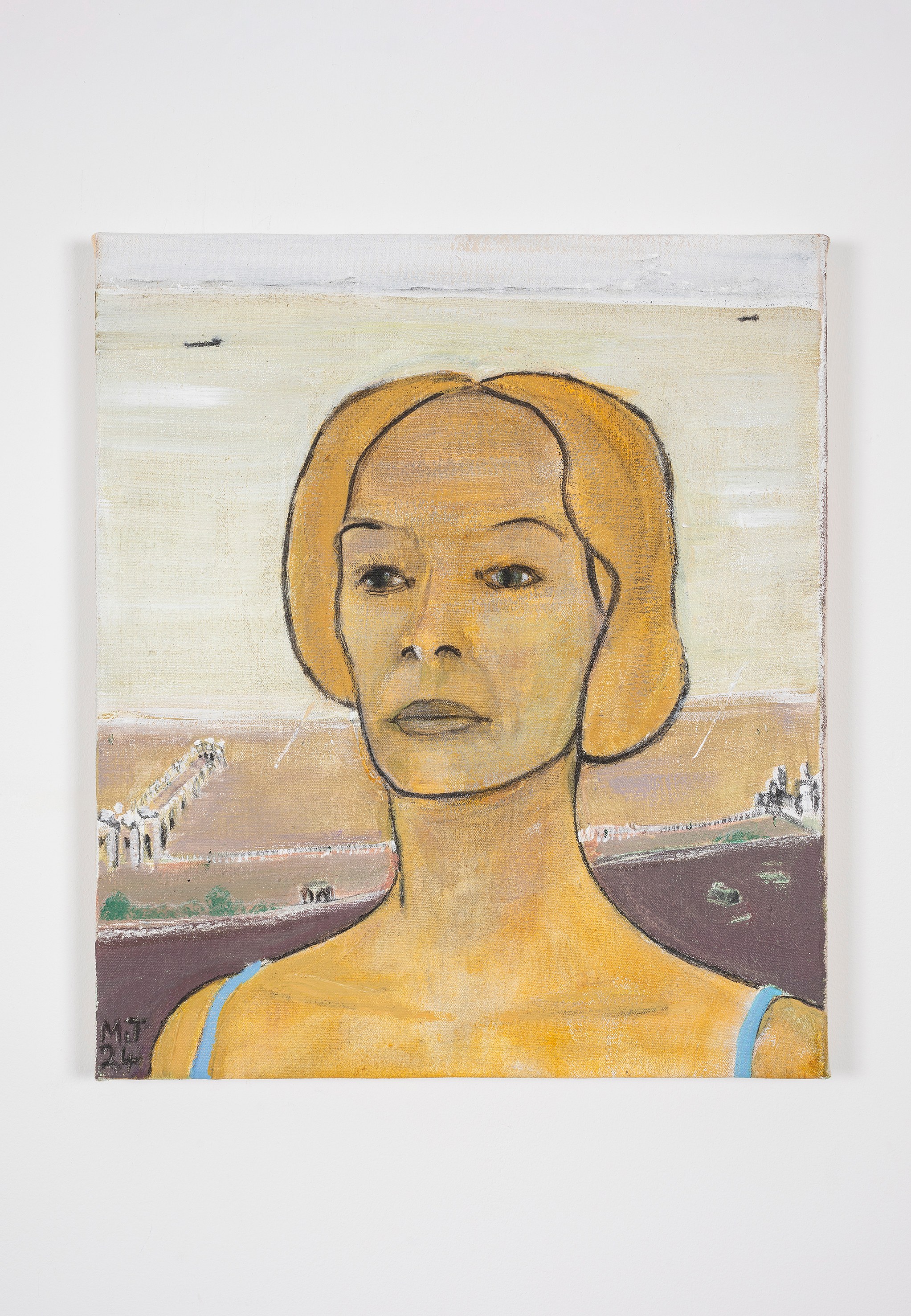 Merlin James, Untitled at Studio M, photo 8