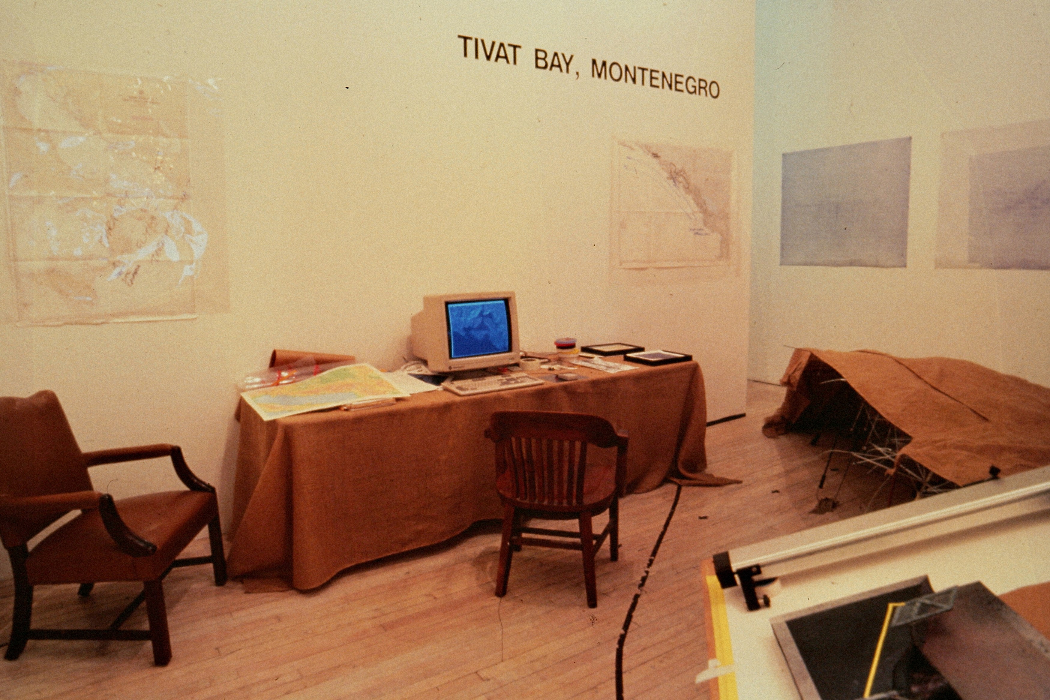 Peter Fend, <span style="font-family: courier, monospace; font-style: normal;">SITE SIMULATOR, TIVAT BAY</span> at American Fine Arts, photo 19
