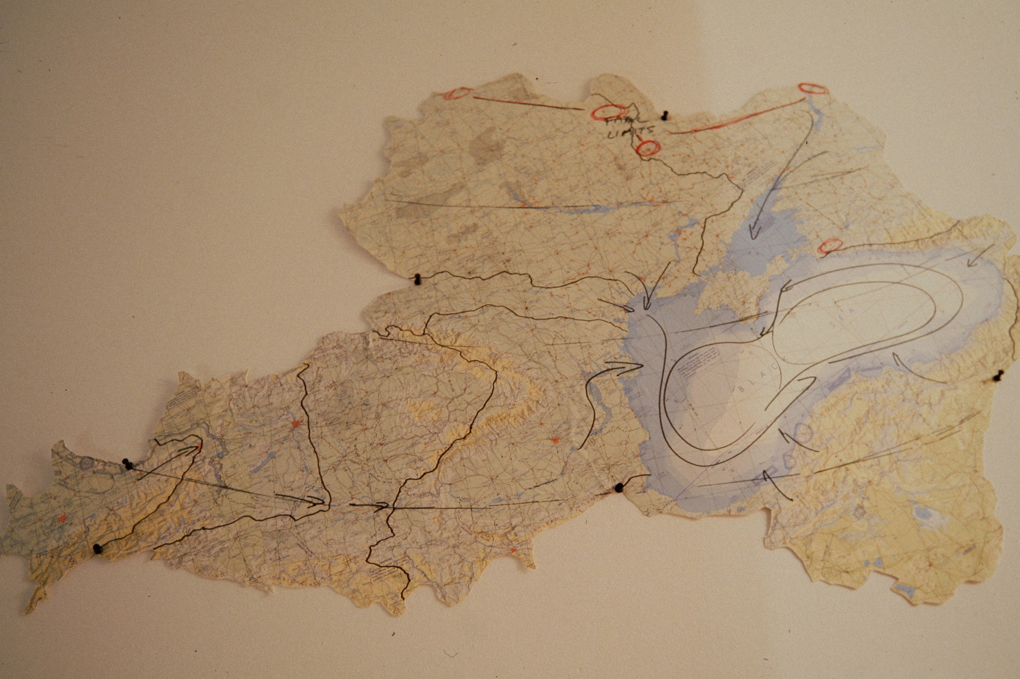 Peter Fend, <span style="font-family: courier, monospace; font-style: normal;">SITE SIMULATOR, TIVAT BAY</span> at American Fine Arts, photo 58