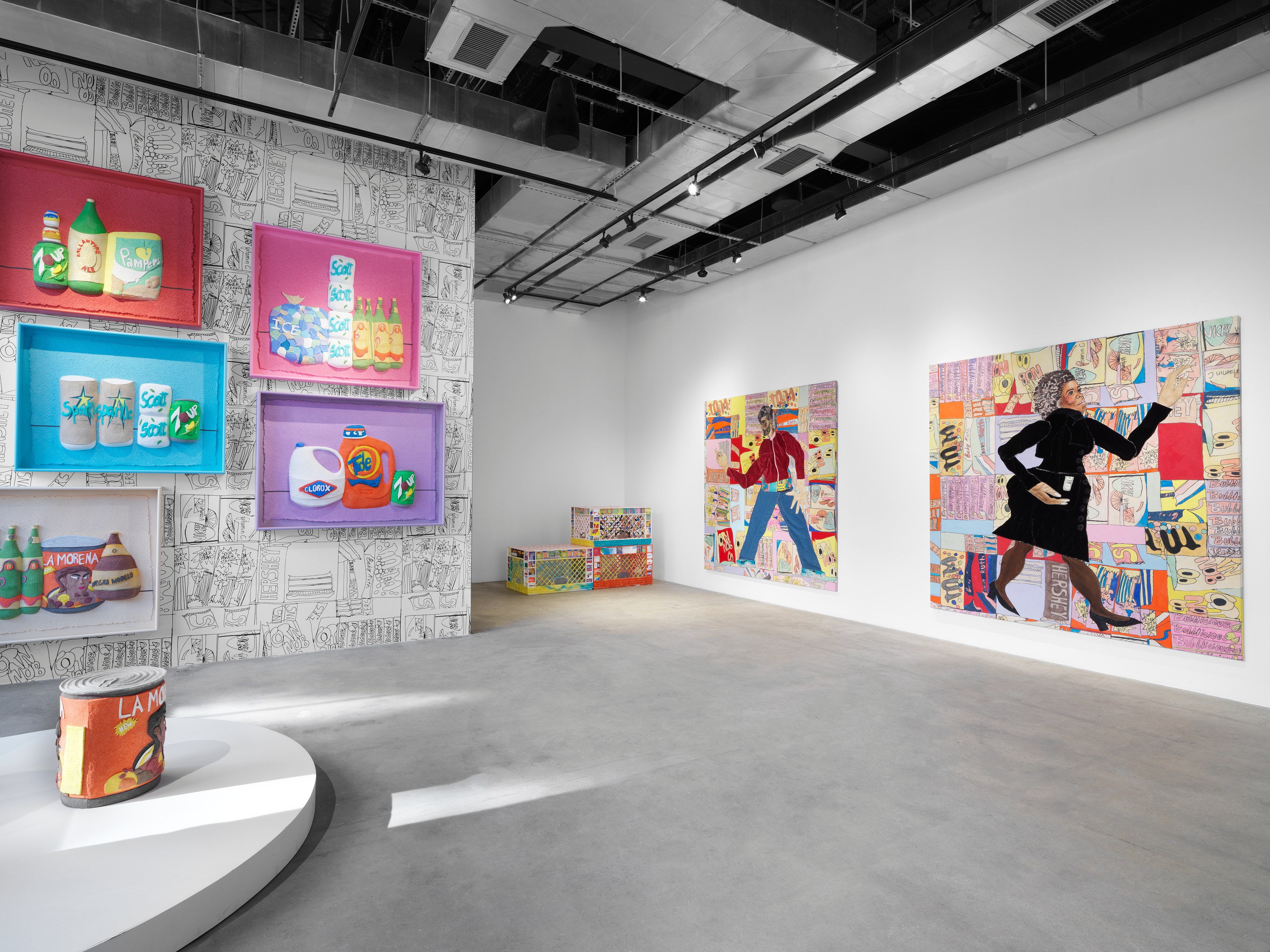 Tschabalala Self, Bodega Run at Swiss Institute, photo 4