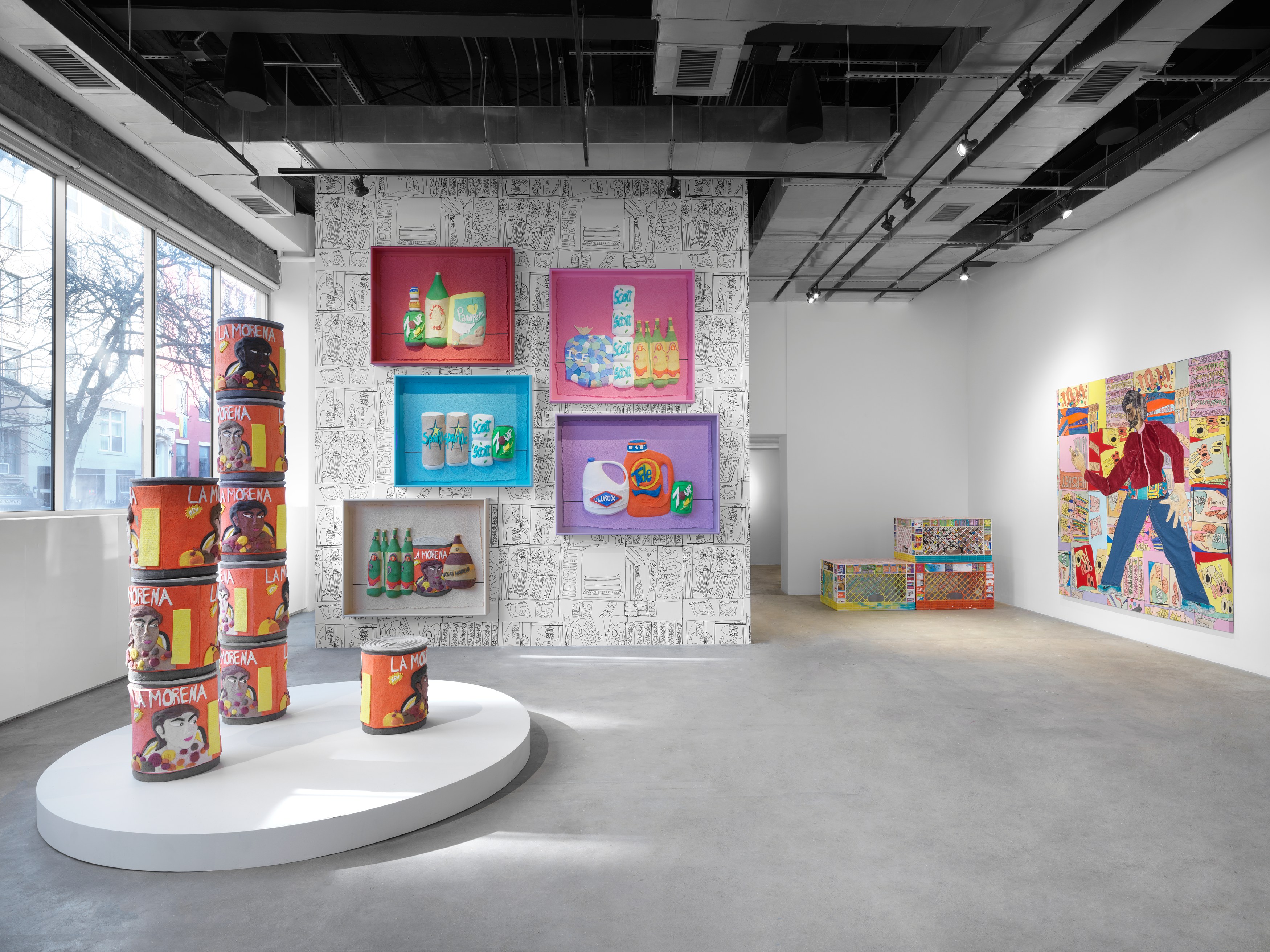 Tschabalala Self, Bodega Run at Swiss Institute, photo 11