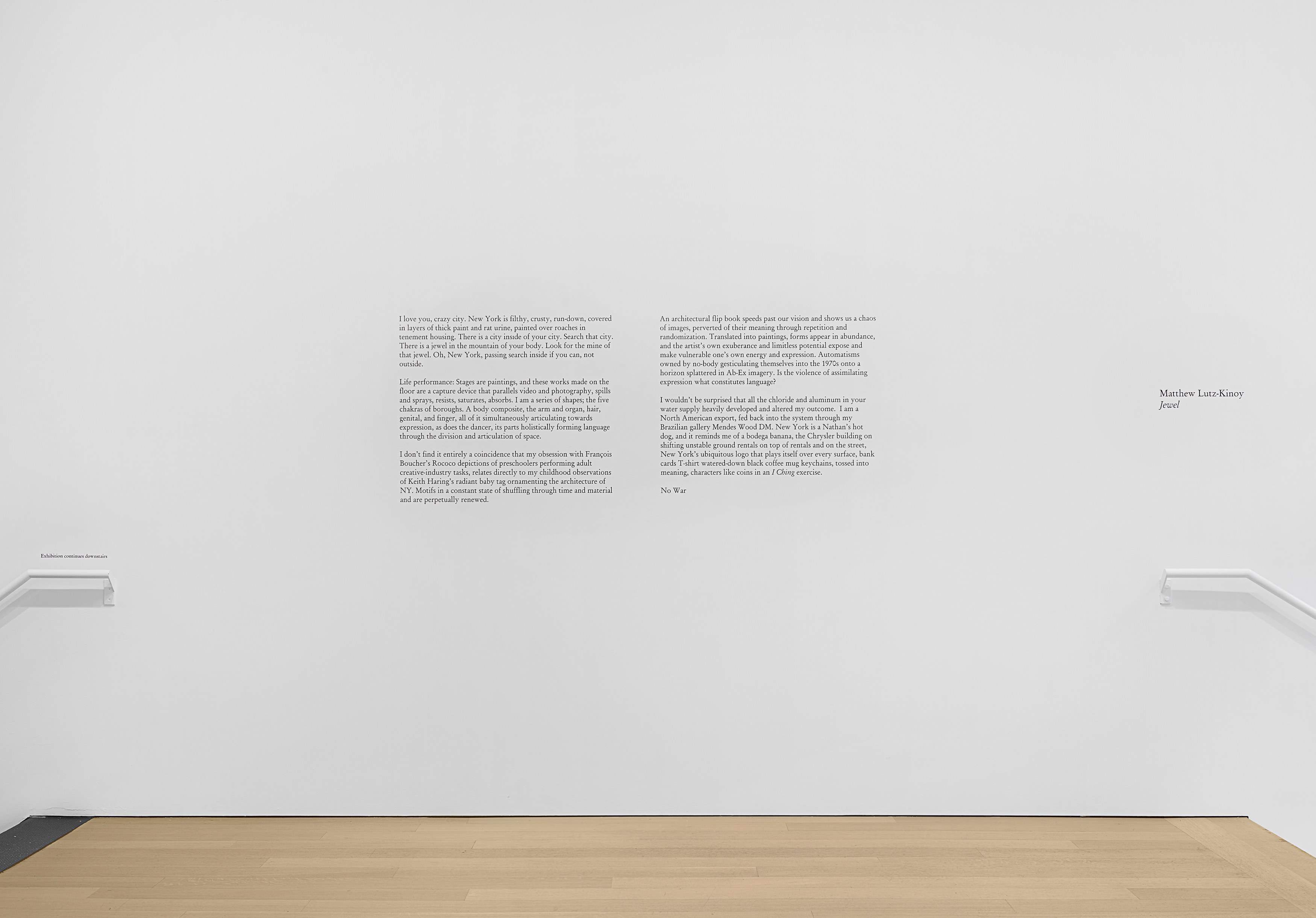 Matthew Lutz-Kinoy, Jewel at Mendes Wood DM, photo 3