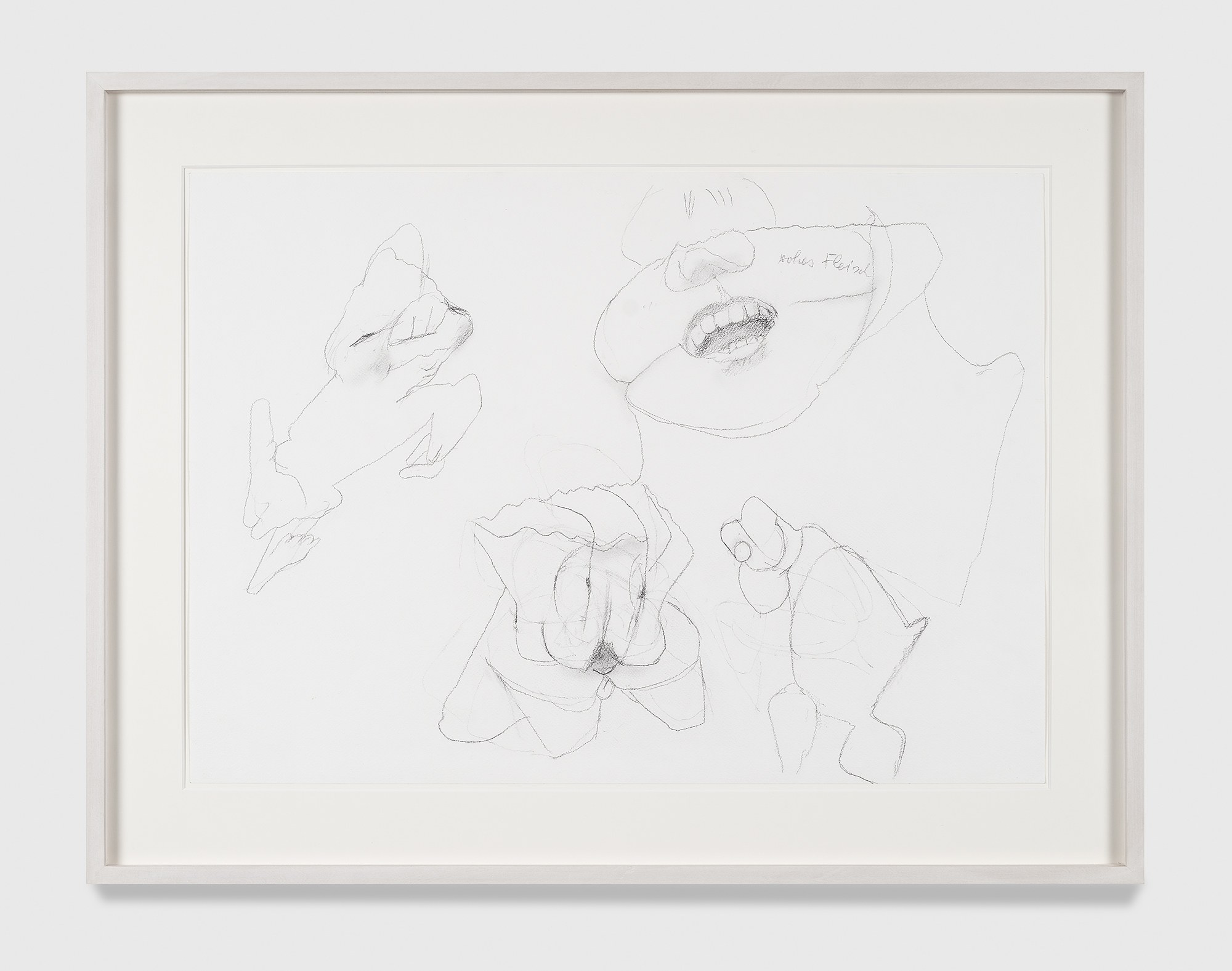 Maria Lassnig, Drawings at Petzel, photo 25