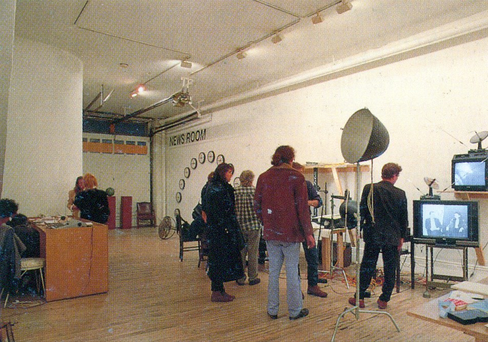 Peter Fend, <span style="font-family: courier, monospace; font-style: normal;">NEWS ROOM<br>NEW YORK/<br>NEWS ROOM<br>AMSTERDAM</span> at American Fine Arts, photo 8