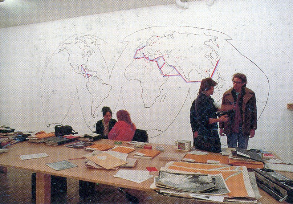 Peter Fend, <span style="font-family: courier, monospace; font-style: normal;">NEWS ROOM<br>NEW YORK/<br>NEWS ROOM<br>AMSTERDAM</span> at American Fine Arts, photo 10