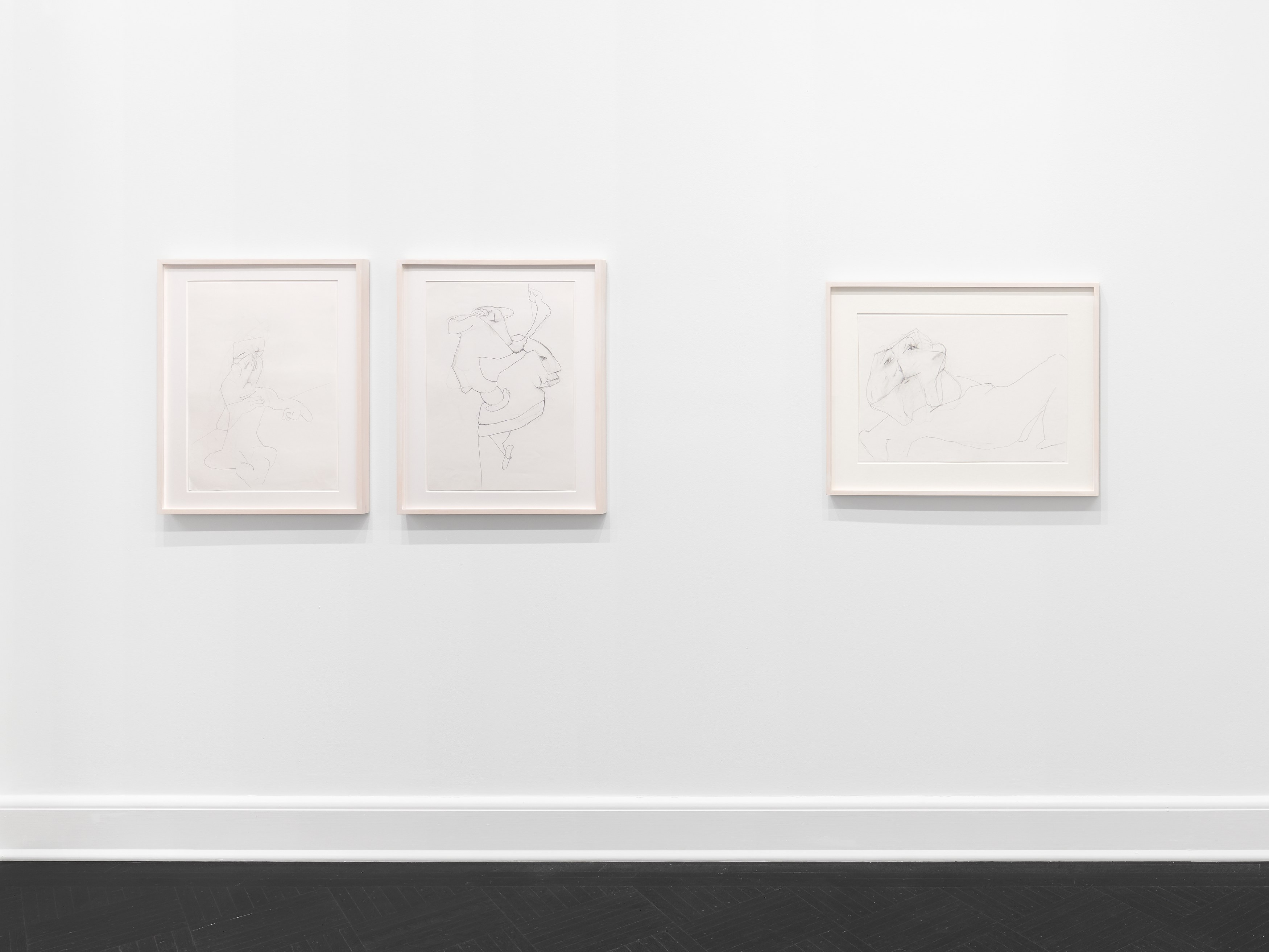 Maria Lassnig, Drawings at Petzel, photo 6