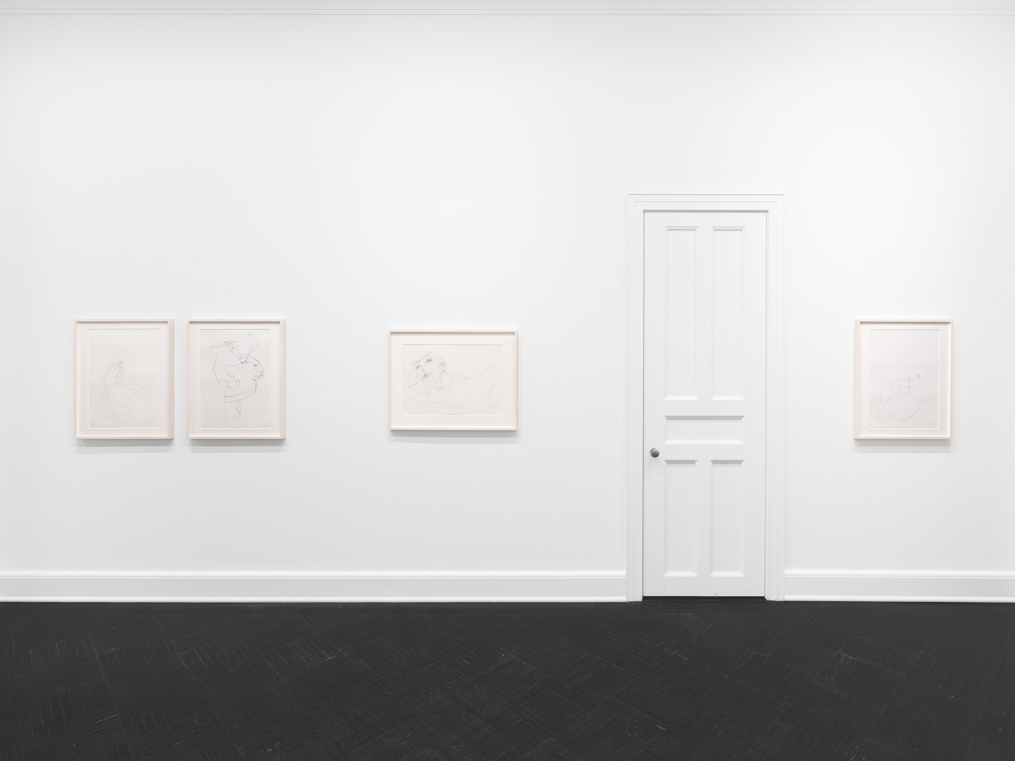 Maria Lassnig, Drawings at Petzel, photo 7