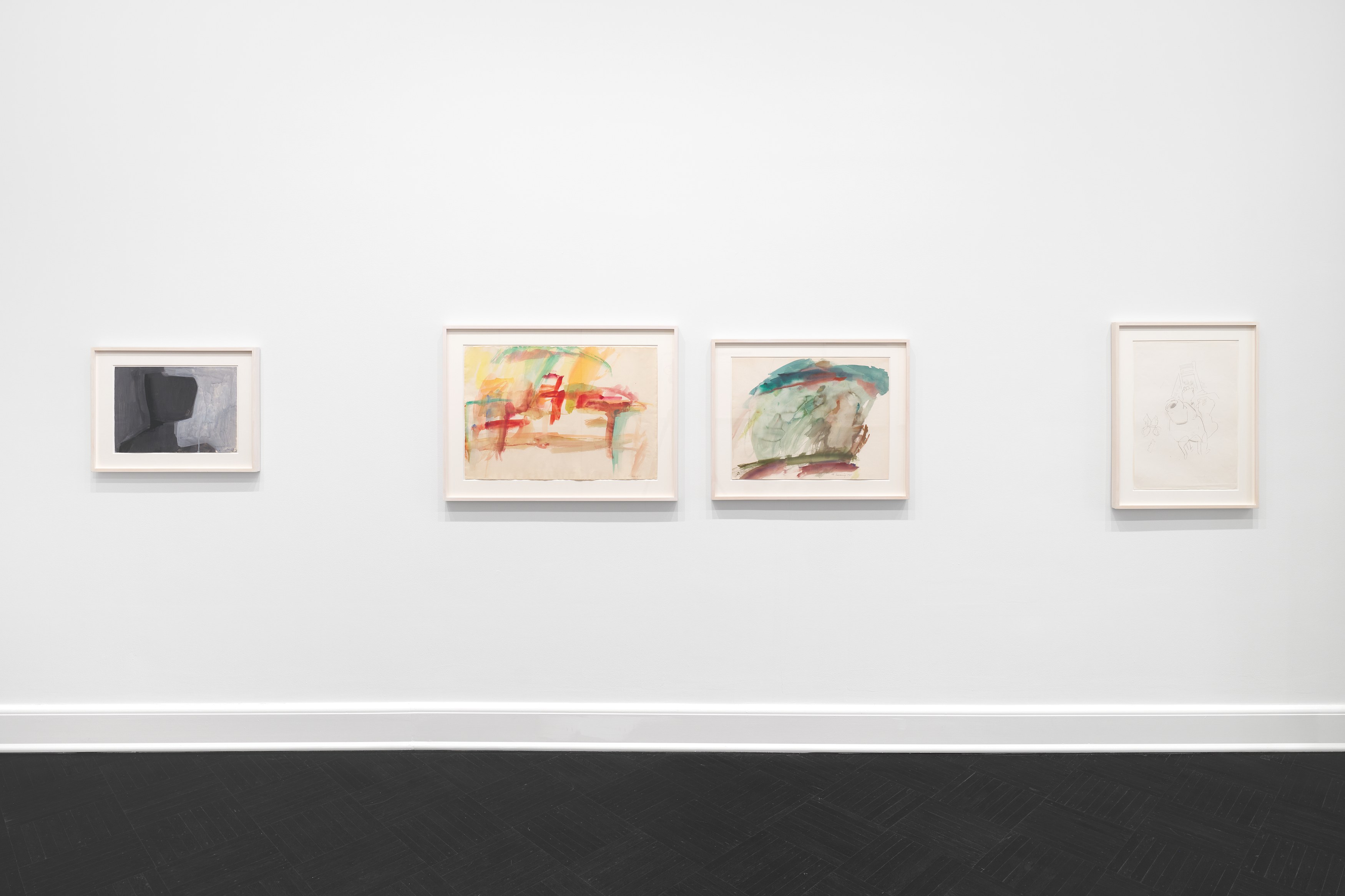 Maria Lassnig, Drawings at Petzel, photo 10