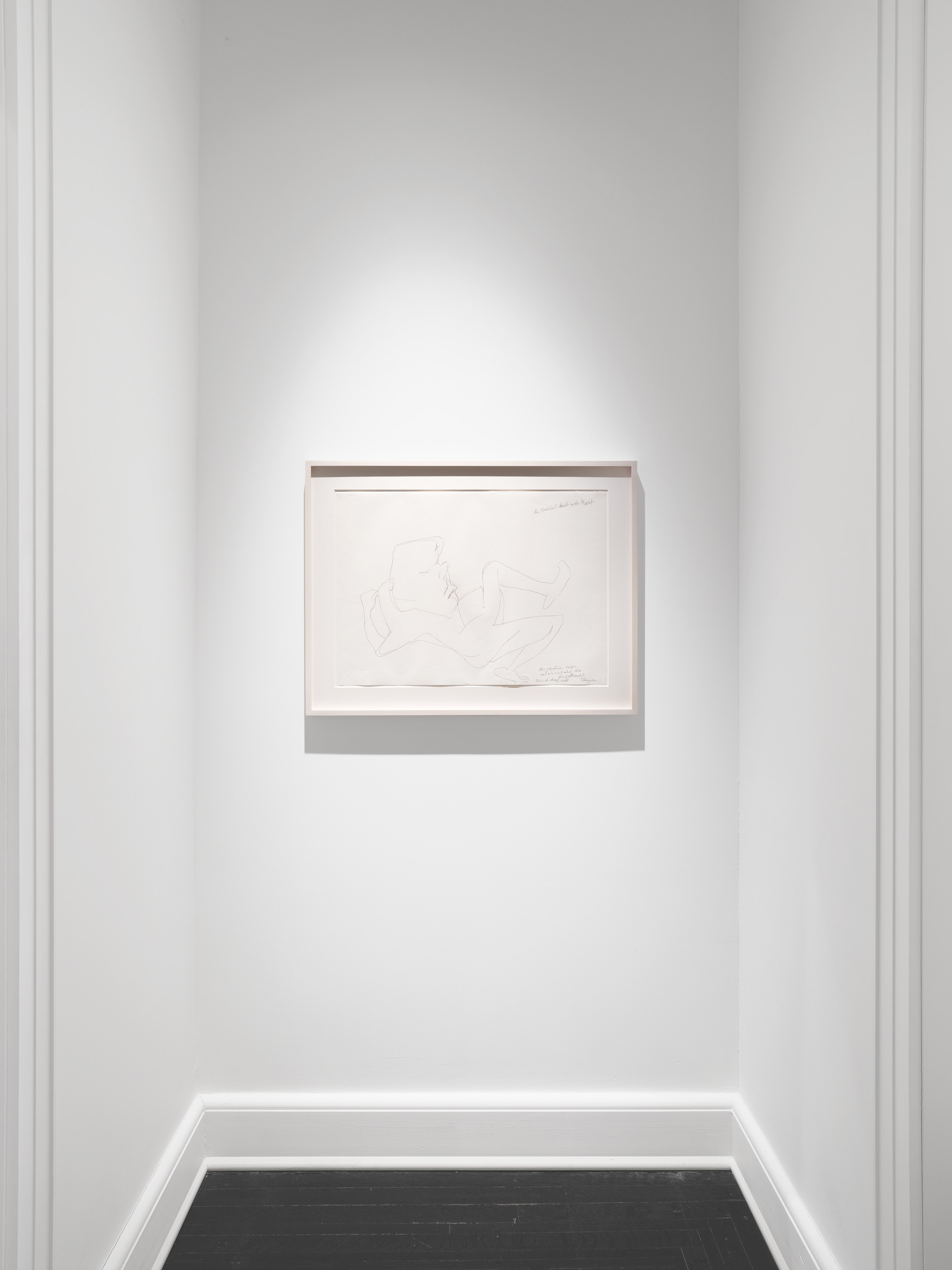 Maria Lassnig, Drawings at Petzel, photo 17