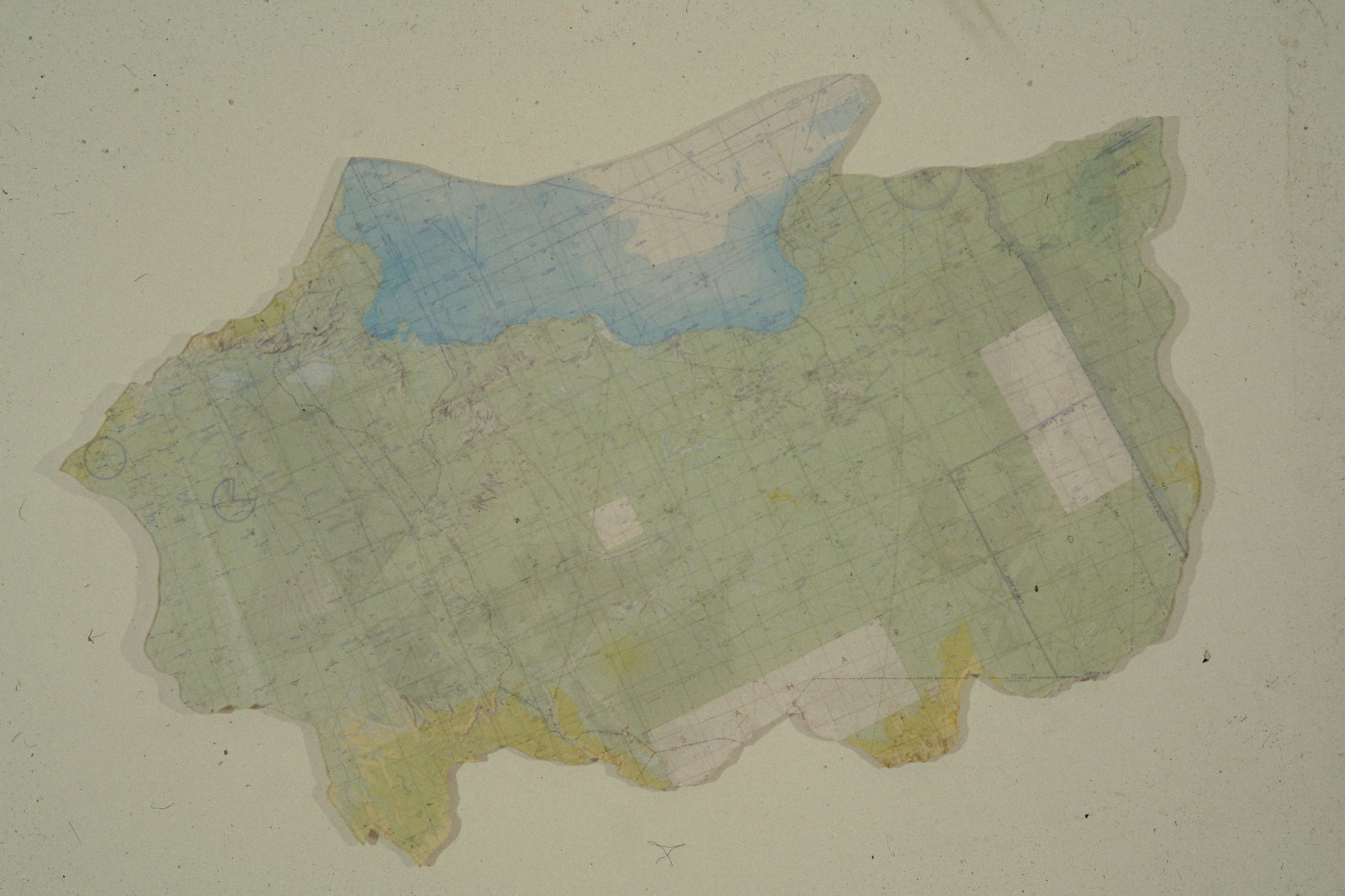 Peter Fend, <span style="font-family: courier, monospace; font-style: normal;">COMPLETION<br>OF THE WAR</span> at American Fine Arts, photo 11