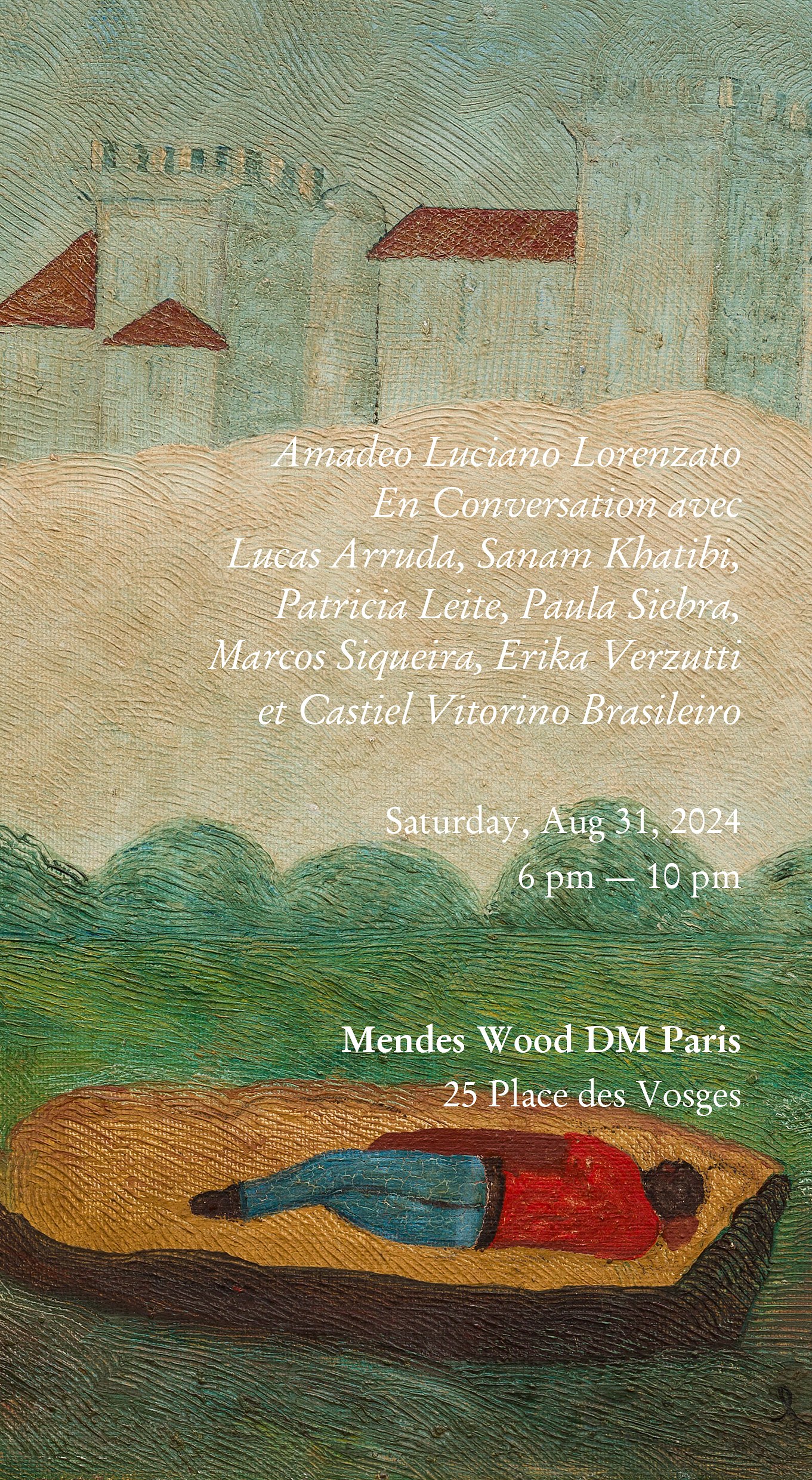 Amadeo Luciano Lorenzato en Conversation, Amadeo Luciano Lorenzato en Conversation at Mendes Wood DM, photo 65