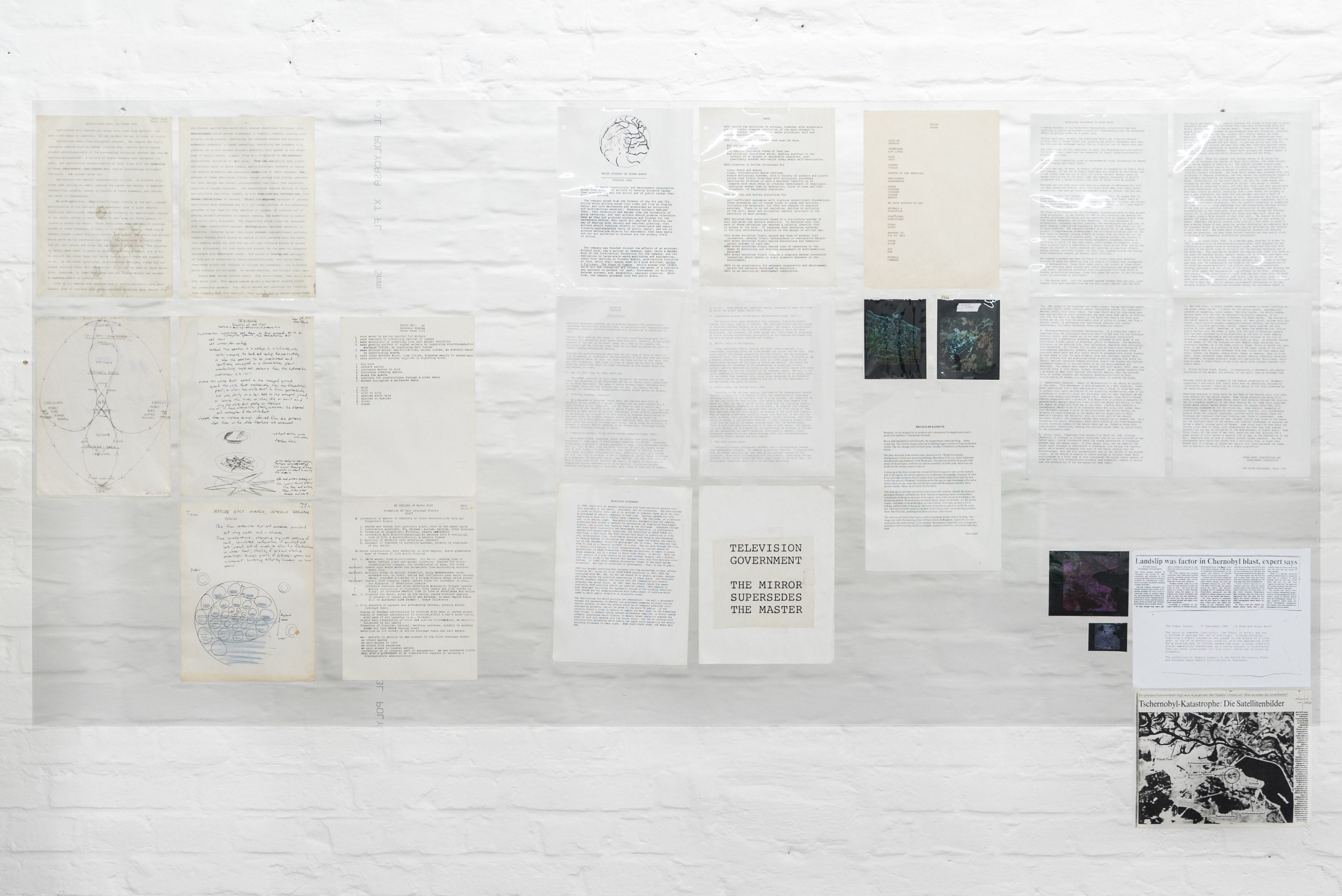 Peter Fend, <span style="font-family: courier, monospace; font-style: normal;">TO BE<br>BUILT</span> at Trautwein Herleth, photo 14