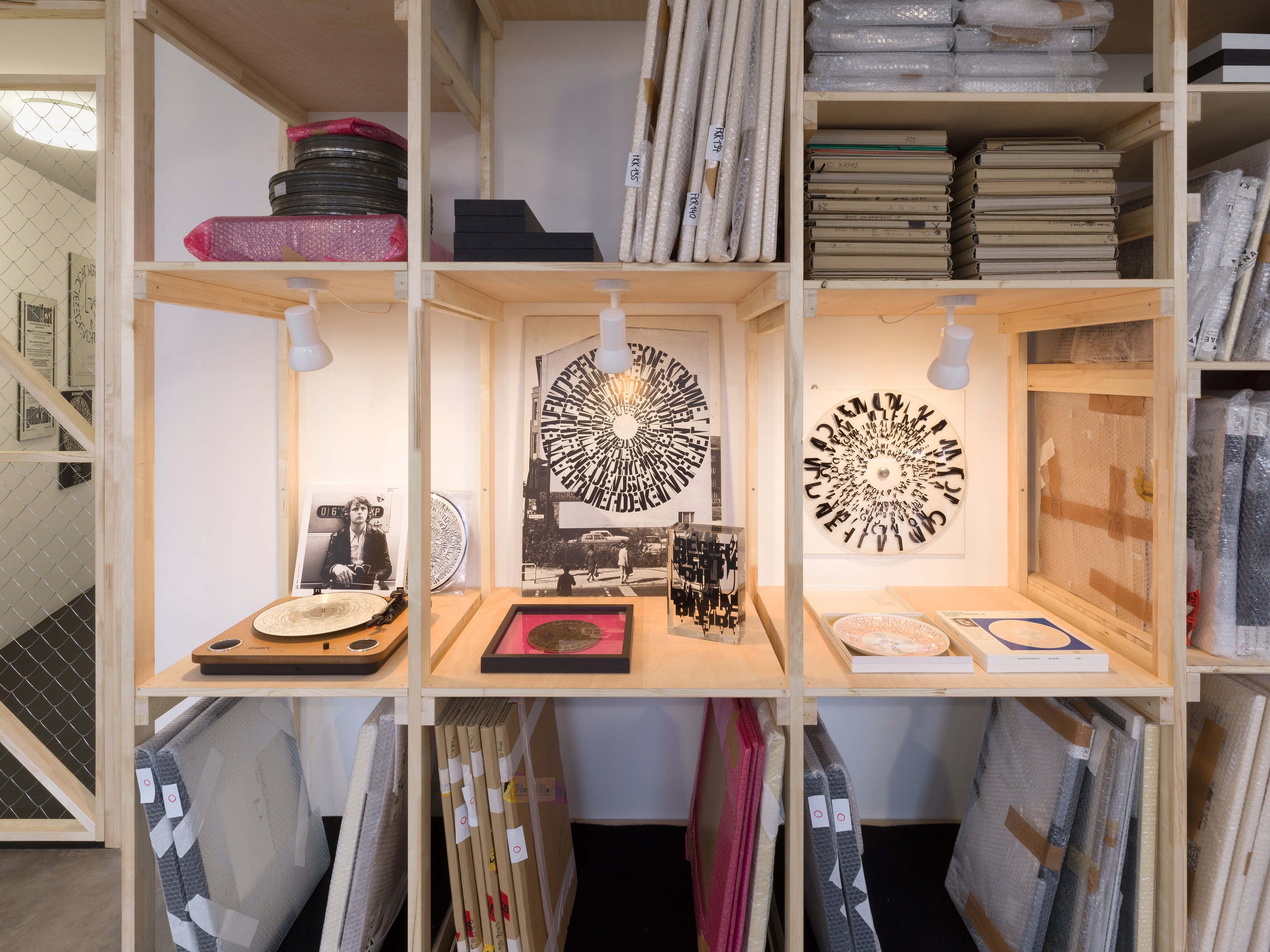 Ferdinand Kriwet, Alpha Omega. Archiving, researching and presenting art, books, and films. at BQ, photo 3