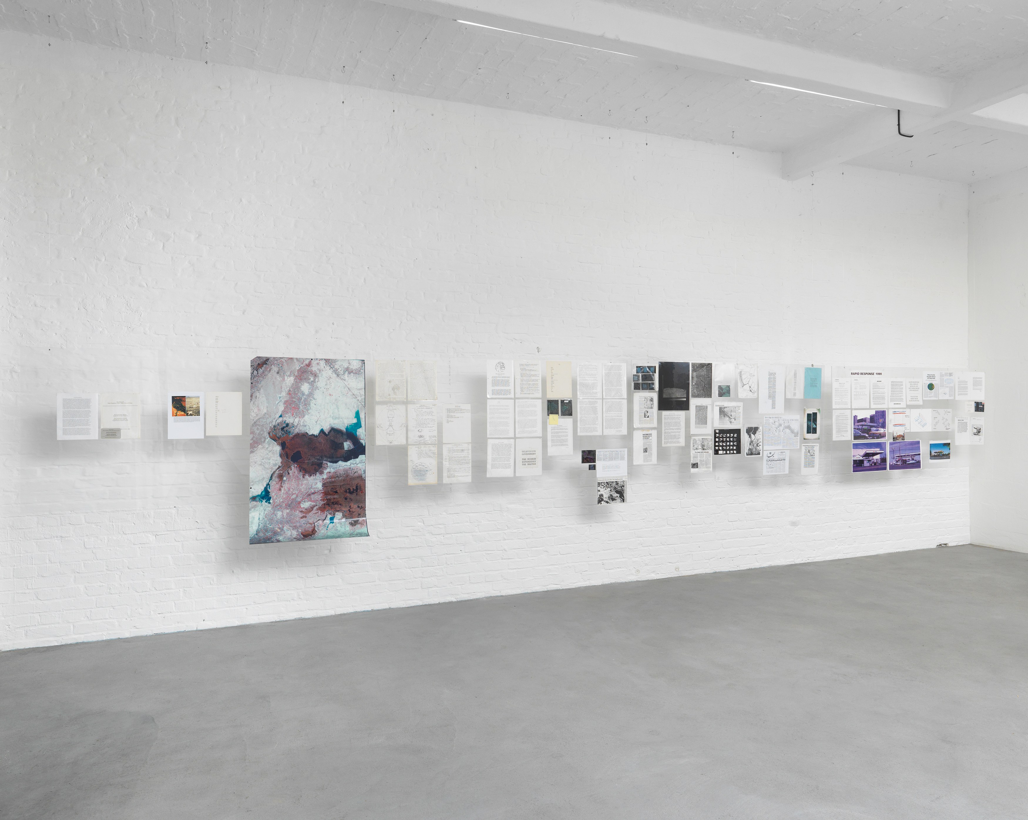 Peter Fend, <span style="font-family: courier, monospace; font-style: normal;">TO BE<br>BUILT</span> at Trautwein Herleth, photo 3