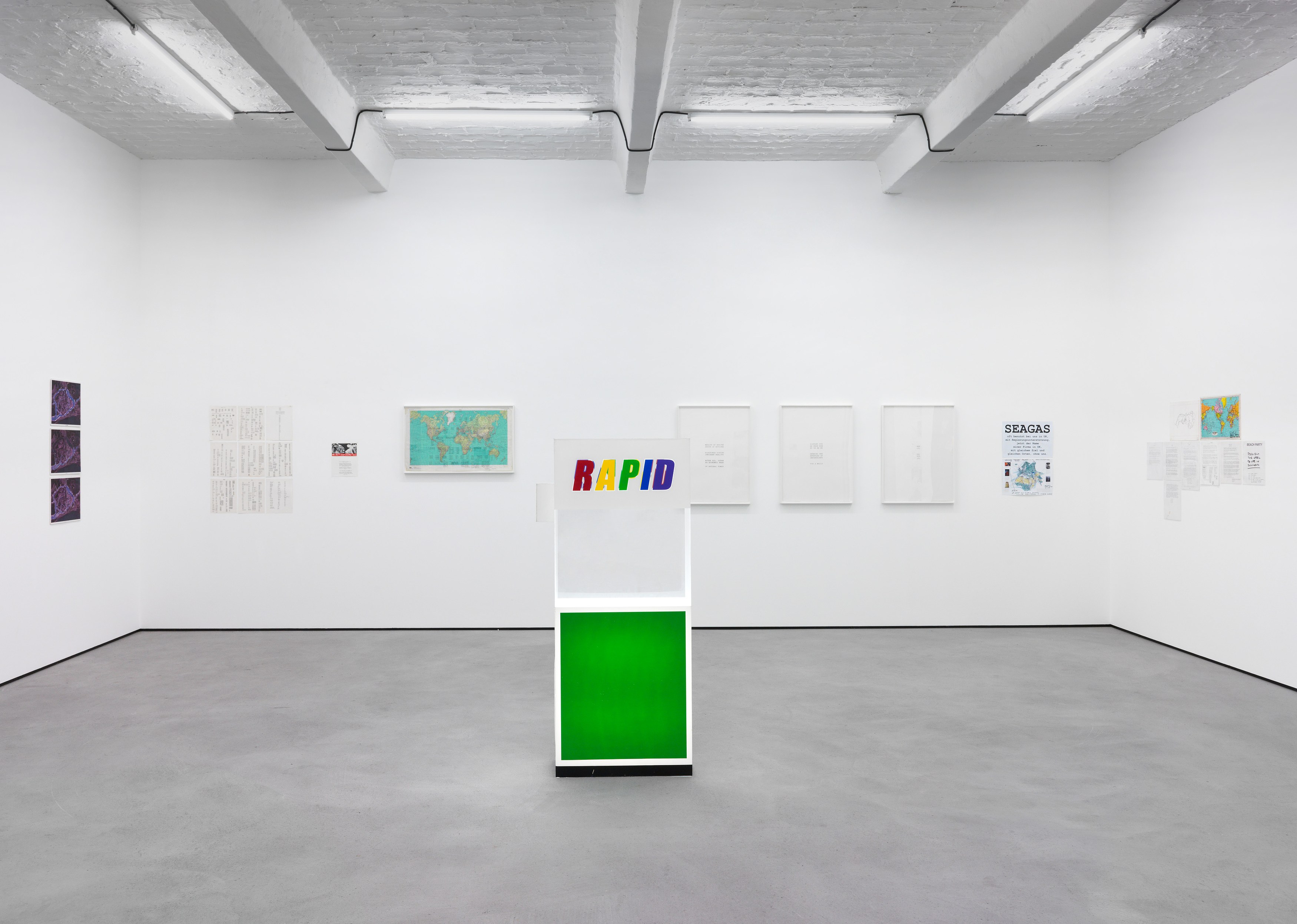Peter Fend, <span style="font-family: courier, monospace; font-style: normal;">TO BE<br>BUILT</span> at Trautwein Herleth, photo 9
