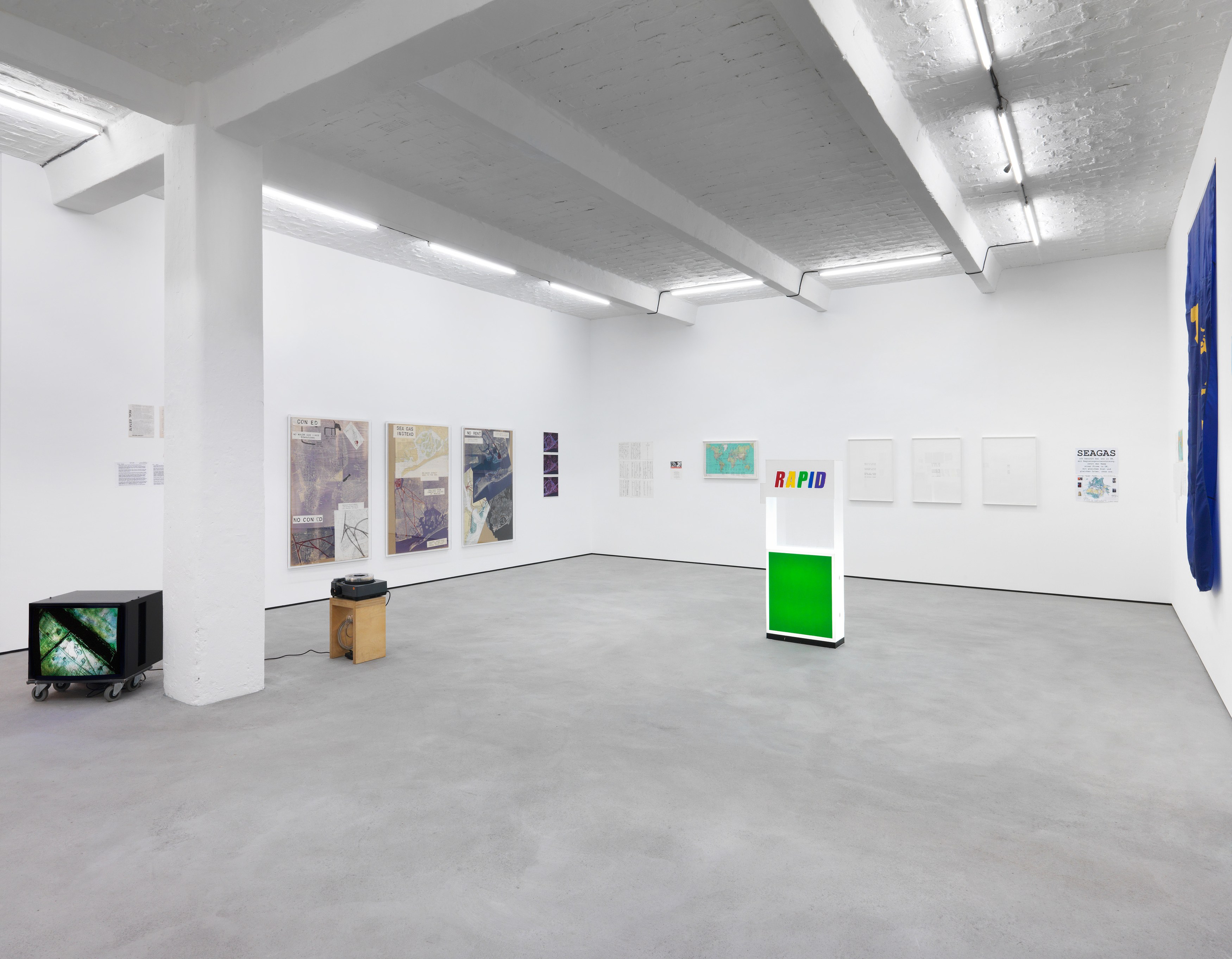 Peter Fend, <span style="font-family: courier, monospace; font-style: normal;">TO BE<br>BUILT</span> at Trautwein Herleth, photo 2