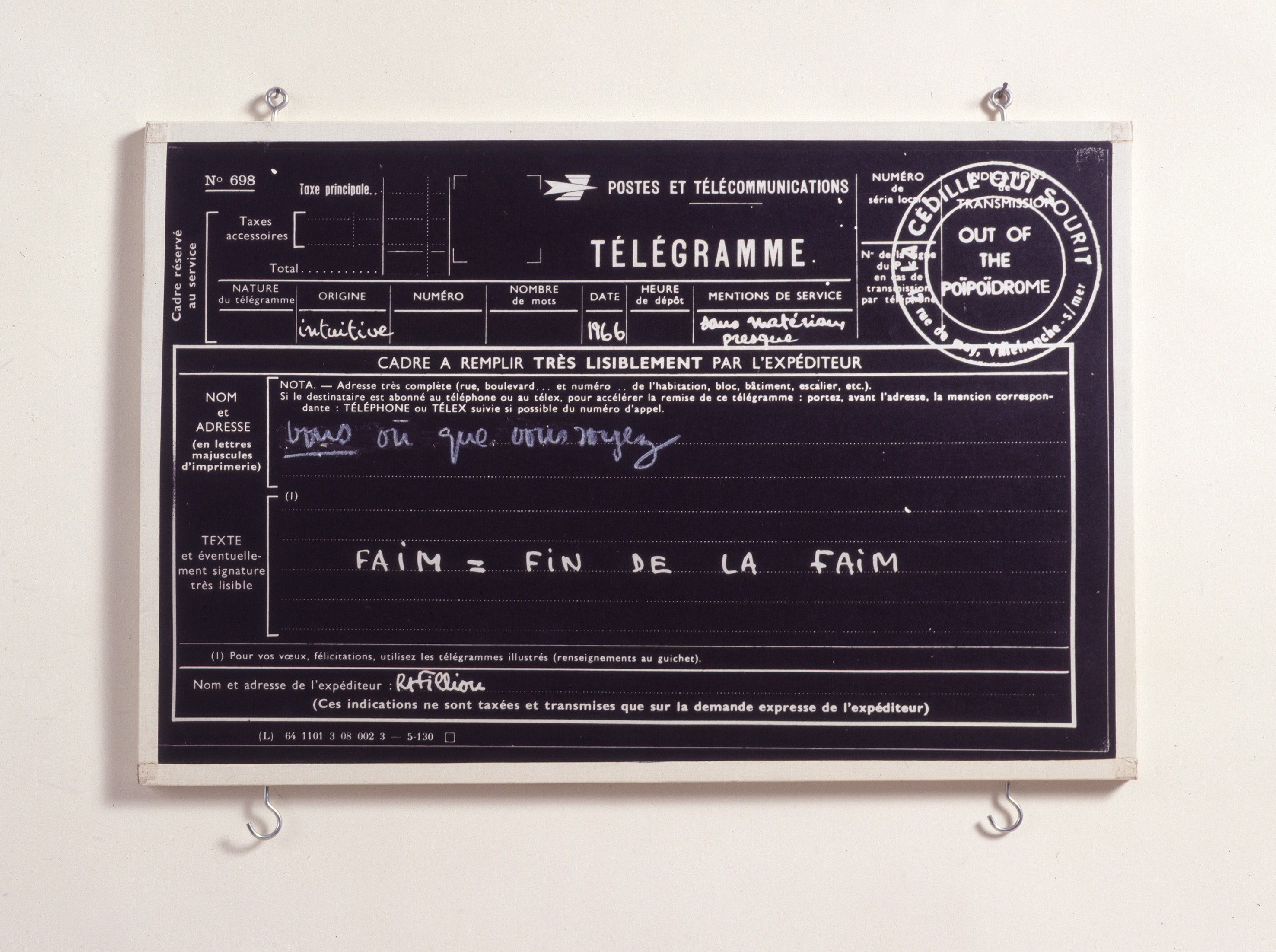 Robert Filliou, Seule la Fête est Permanente: Works 1962-1984 at Peter Freeman, photo 48