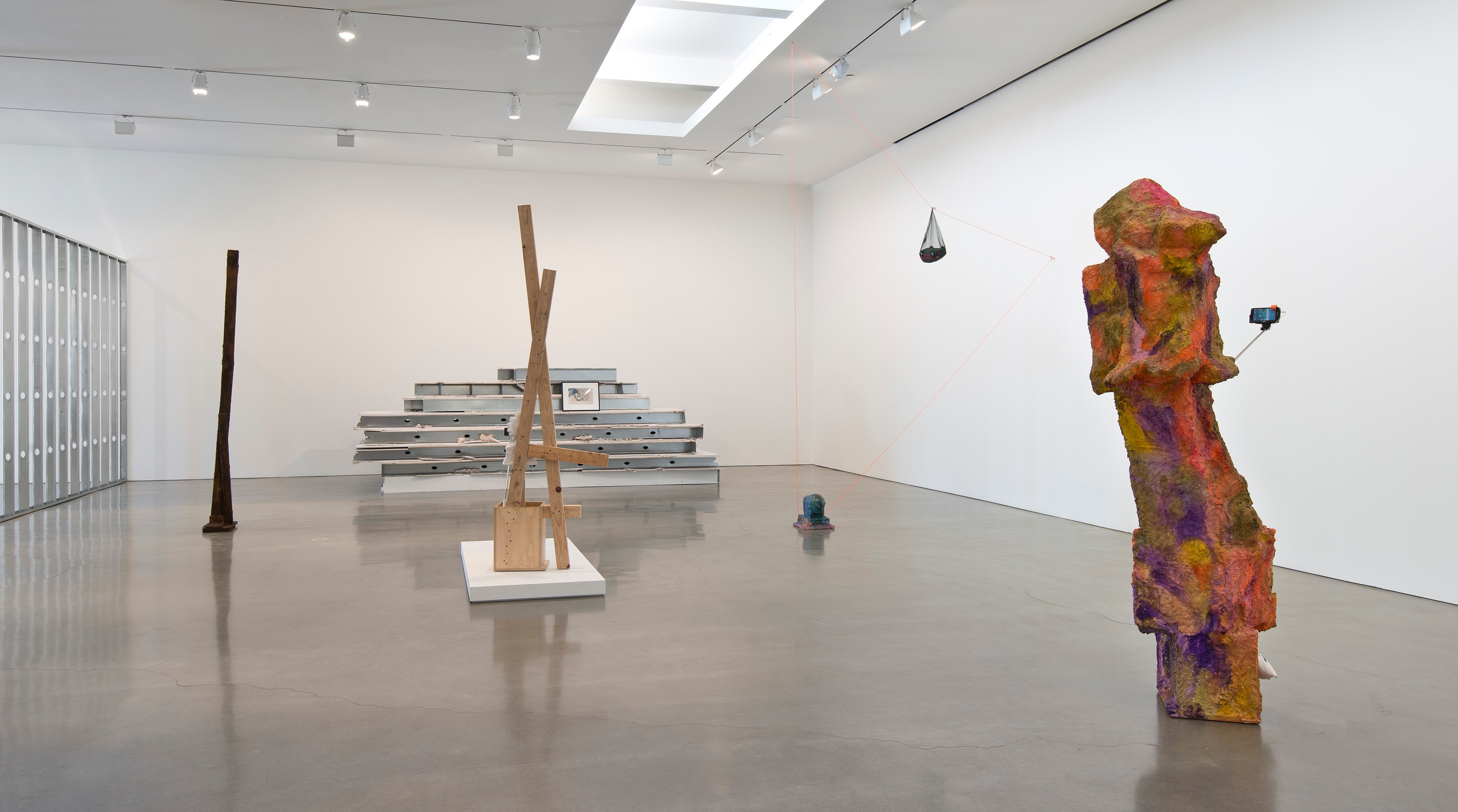 Rachel Harrison, Three Young Framers at Regen Projects, photo 5