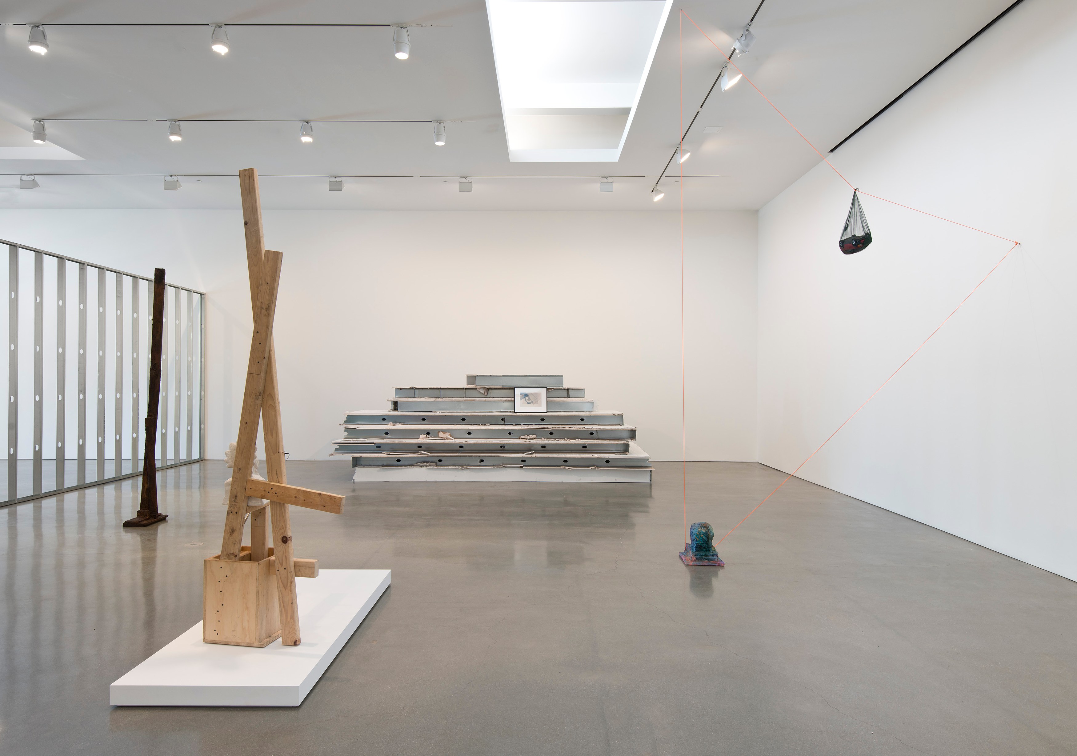 Rachel Harrison, Three Young Framers at Regen Projects, photo 6