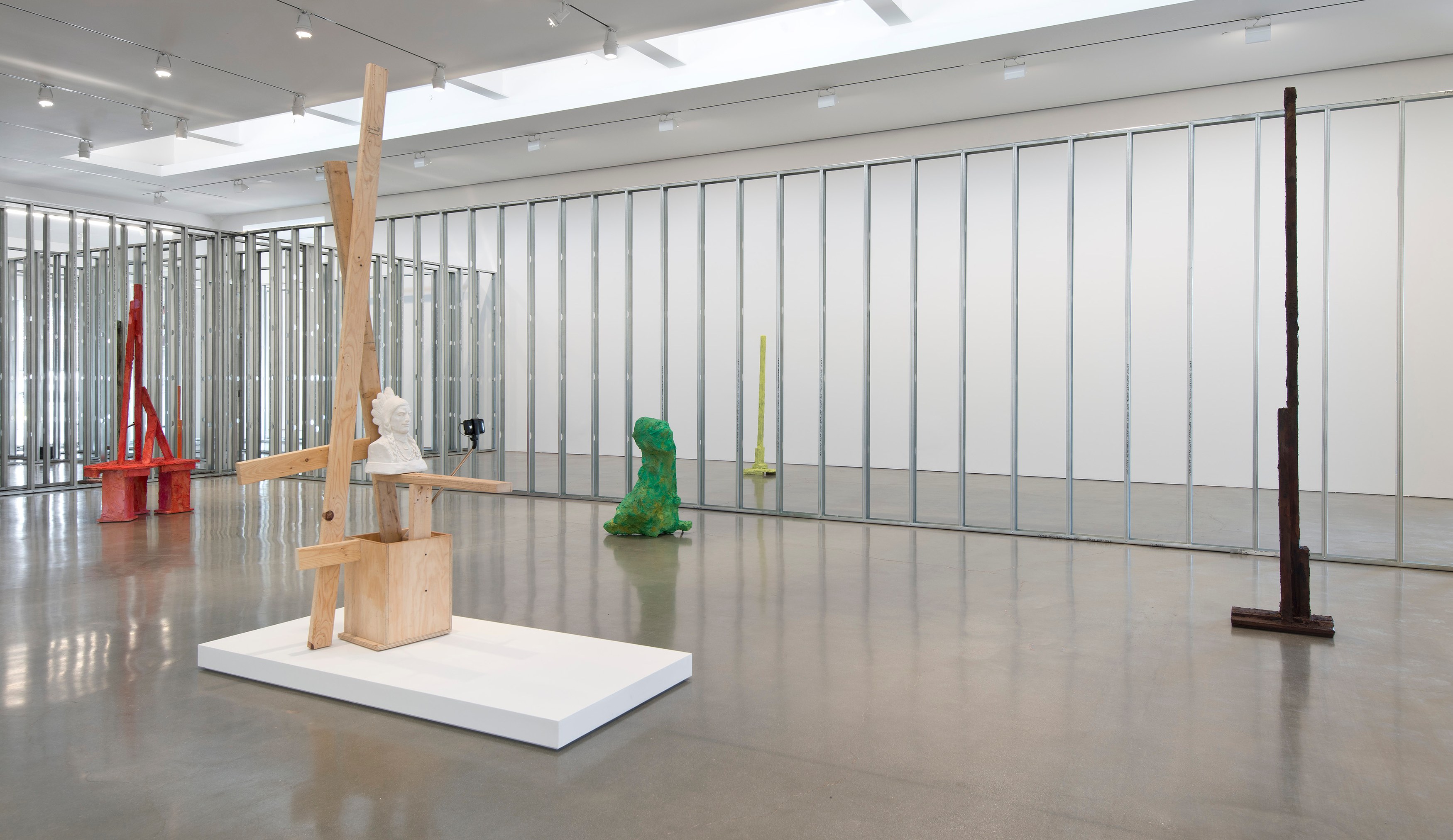 Rachel Harrison, Three Young Framers at Regen Projects, photo 7