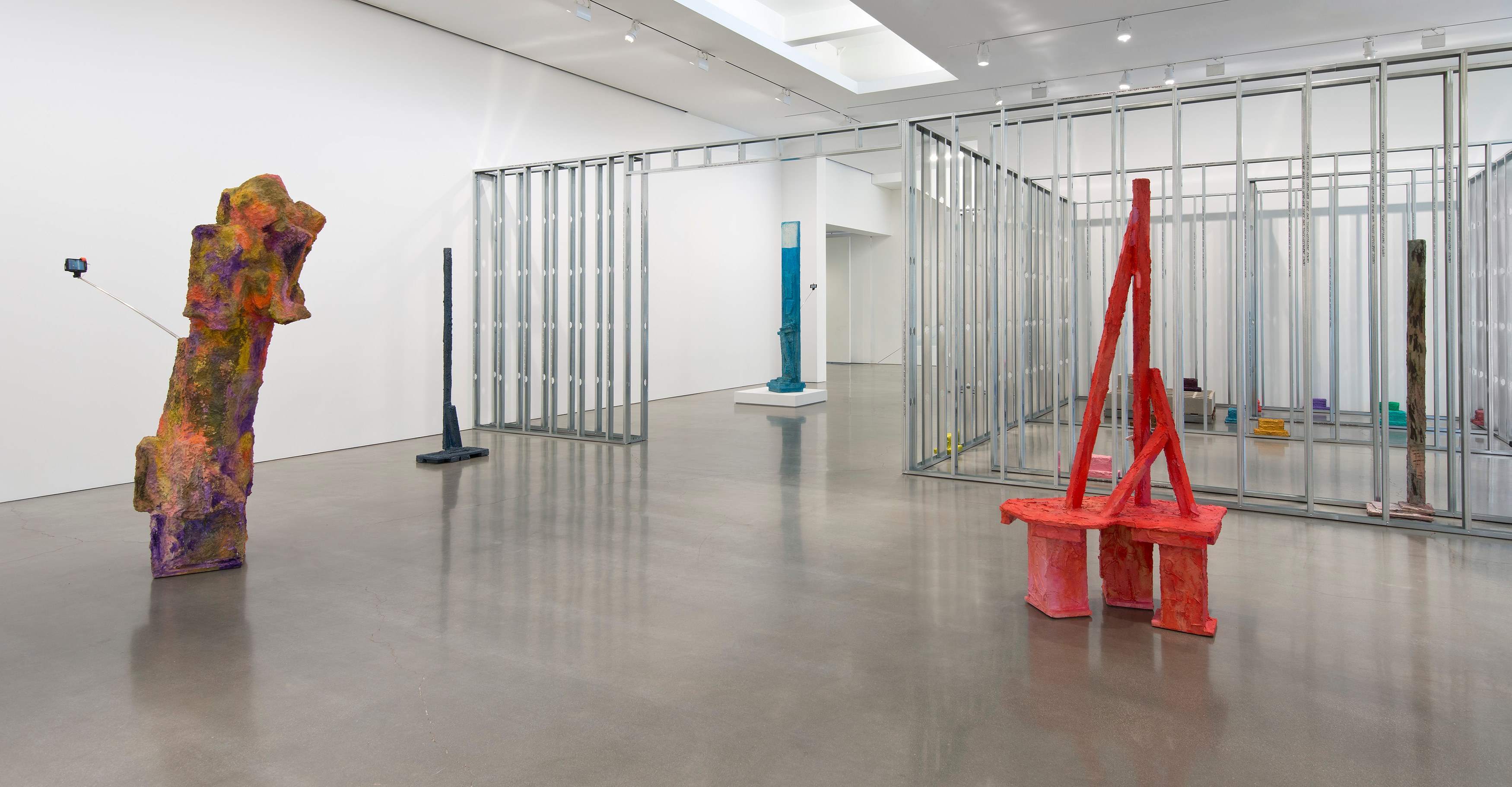 Rachel Harrison, Three Young Framers at Regen Projects, photo 8