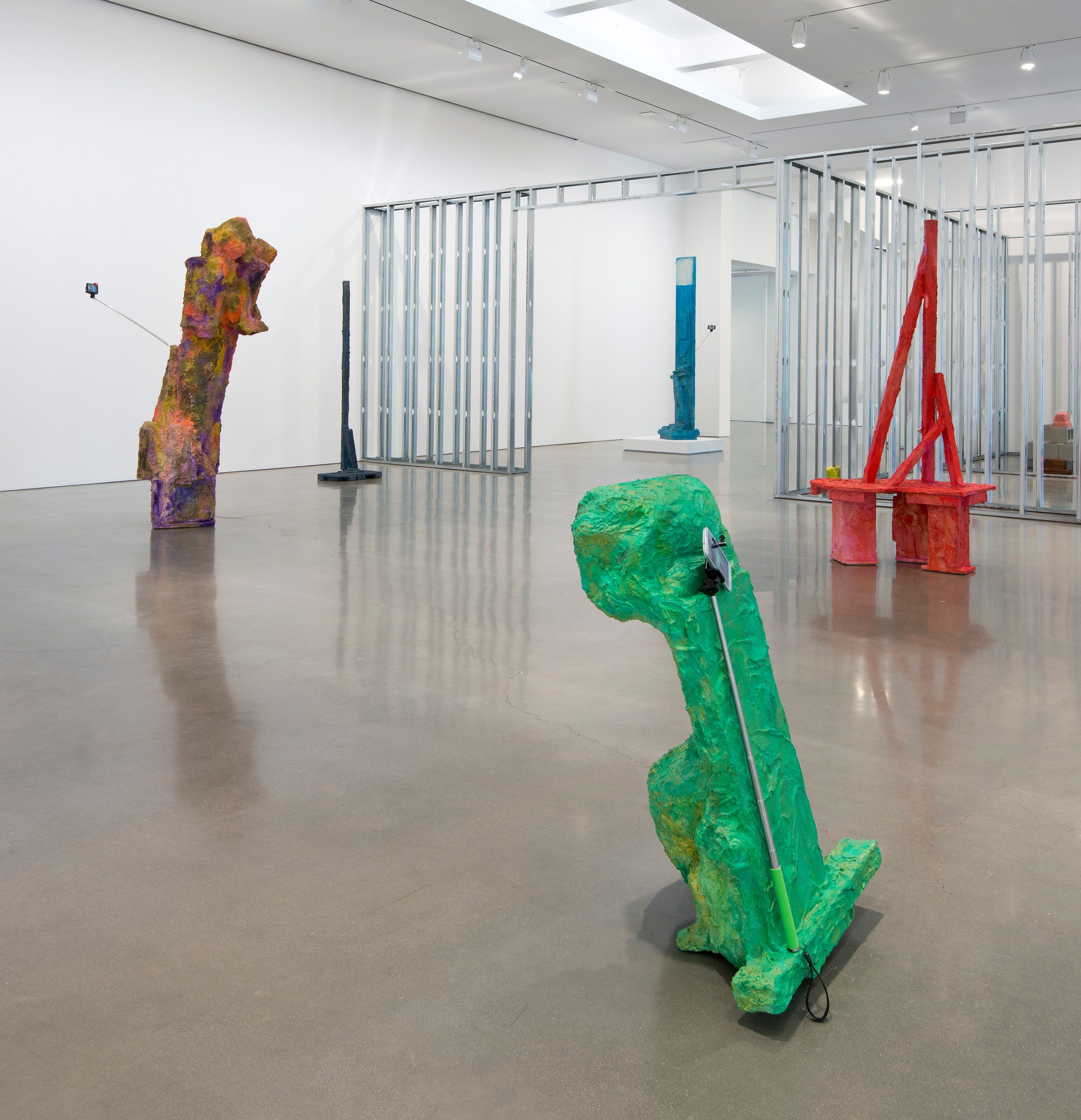 Rachel Harrison, Three Young Framers at Regen Projects, photo 9
