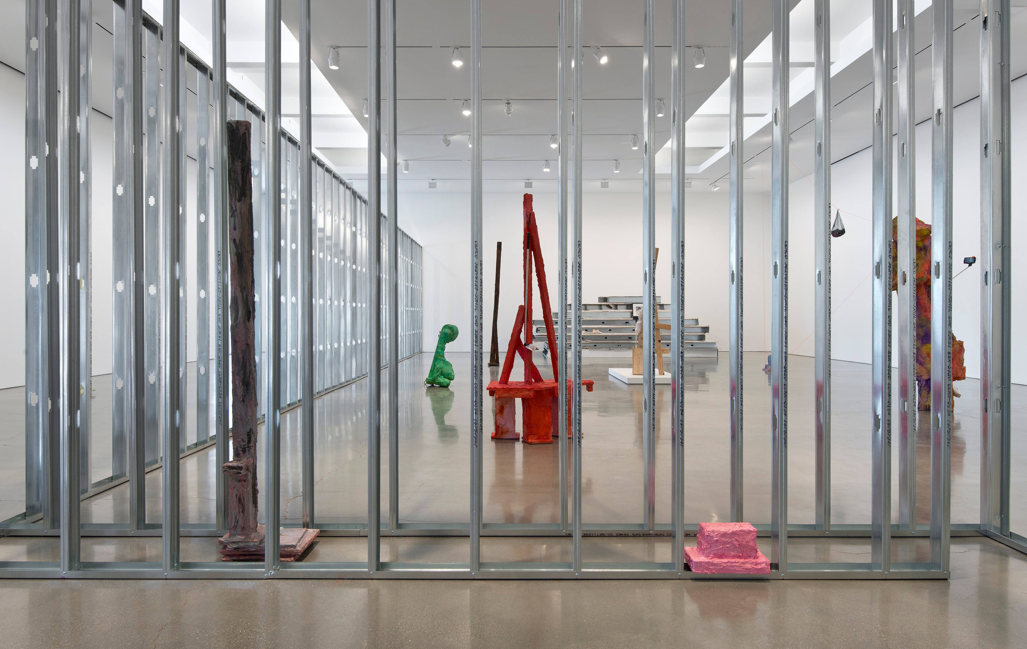 Rachel Harrison, Three Young Framers at Regen Projects, photo 11