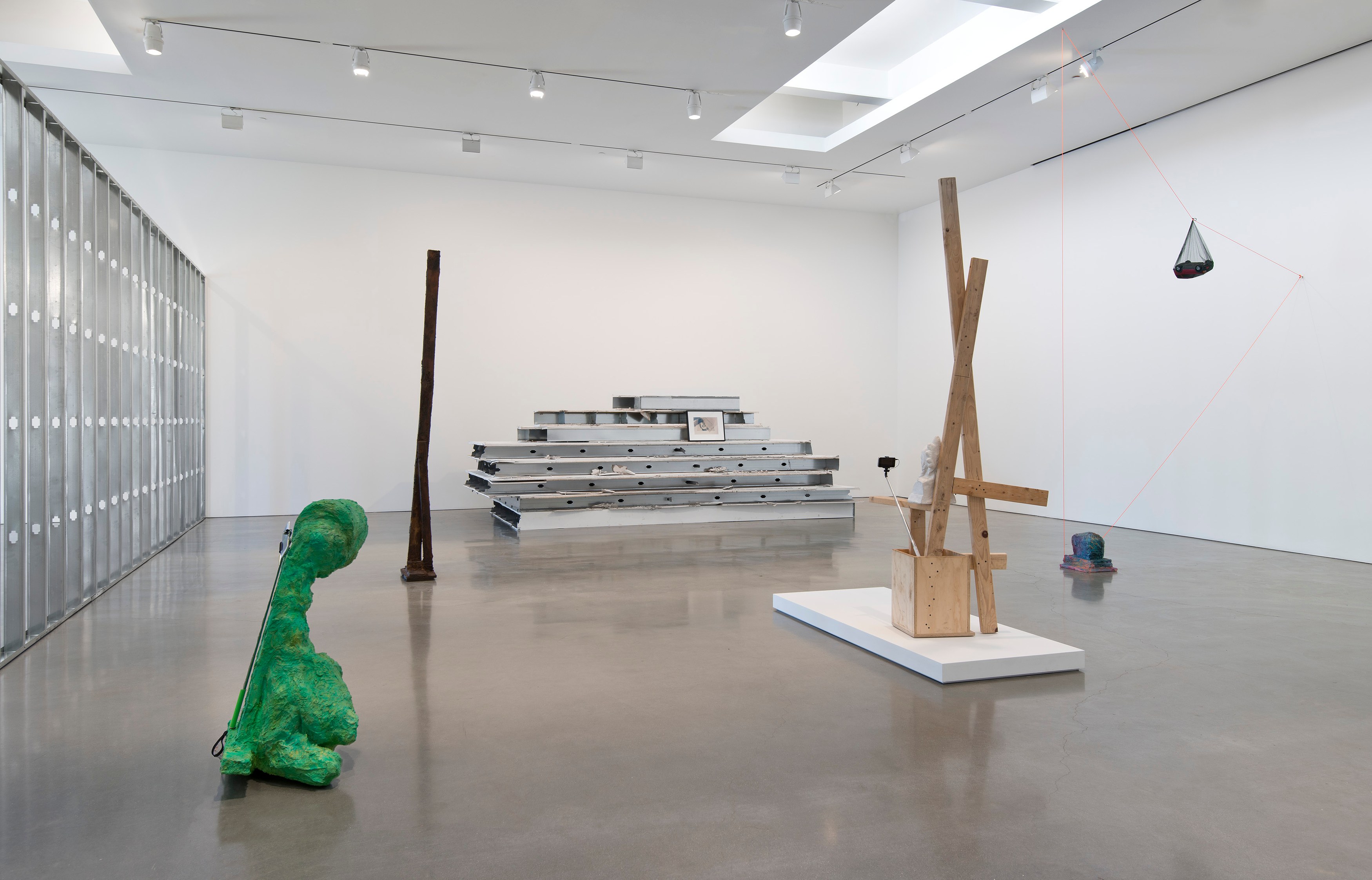 Rachel Harrison, Three Young Framers at Regen Projects, photo 36