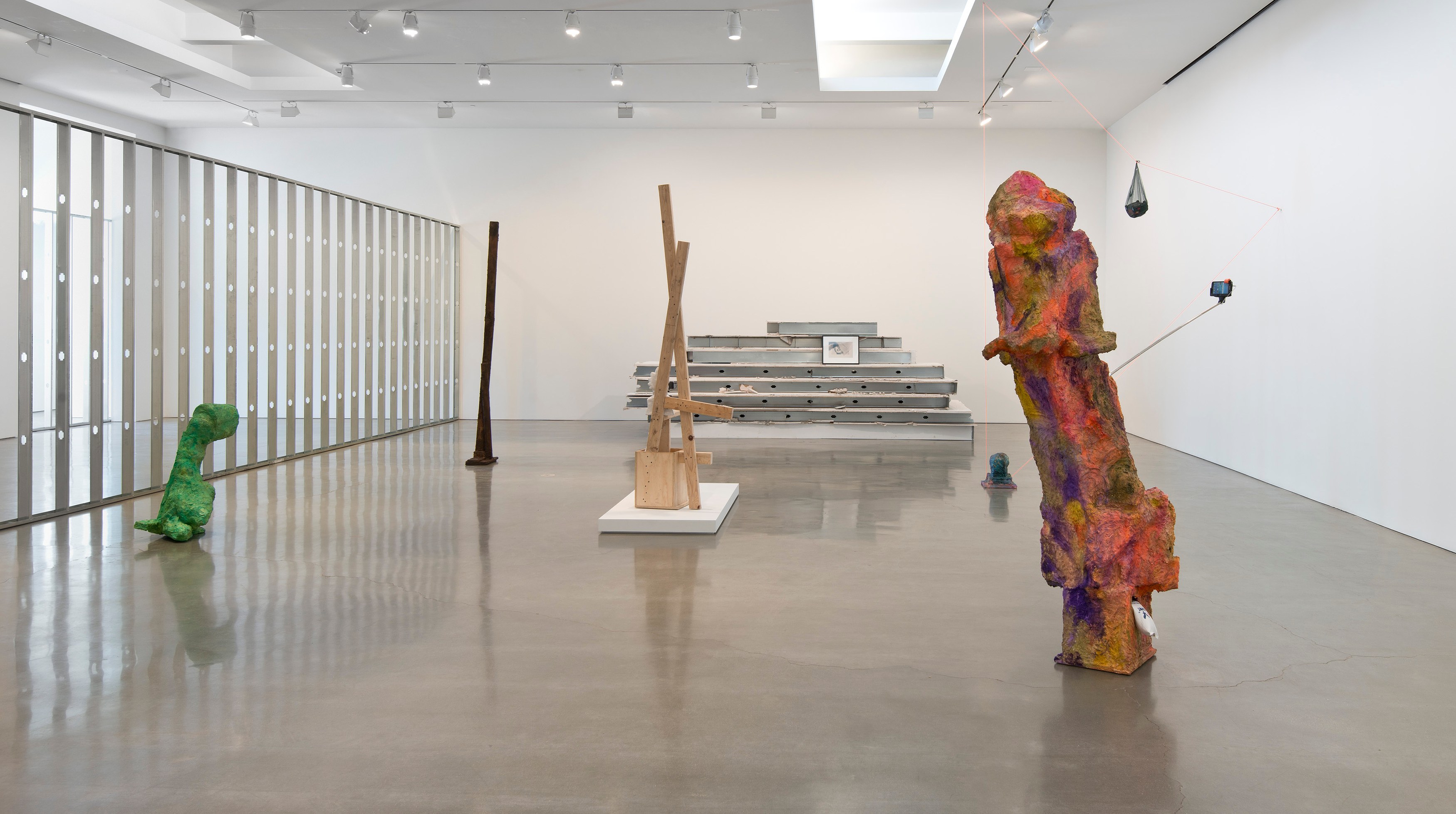 Rachel Harrison, Three Young Framers at Regen Projects, photo 37